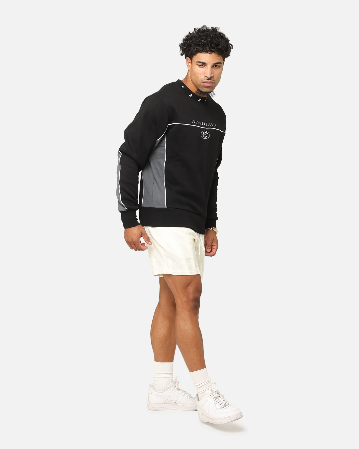 Carre International Crewneck Black/Grey - Image 4