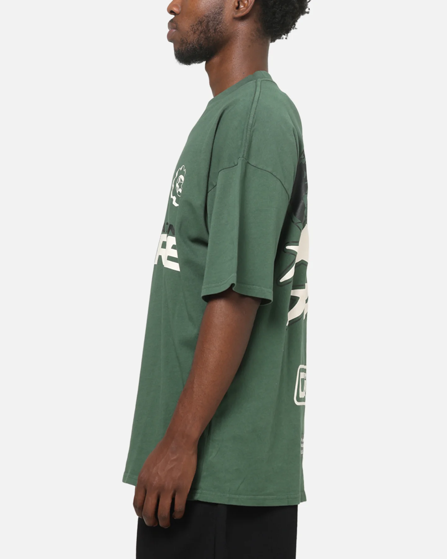 Carre International Globe T-Shirt Forest Green - Image 6