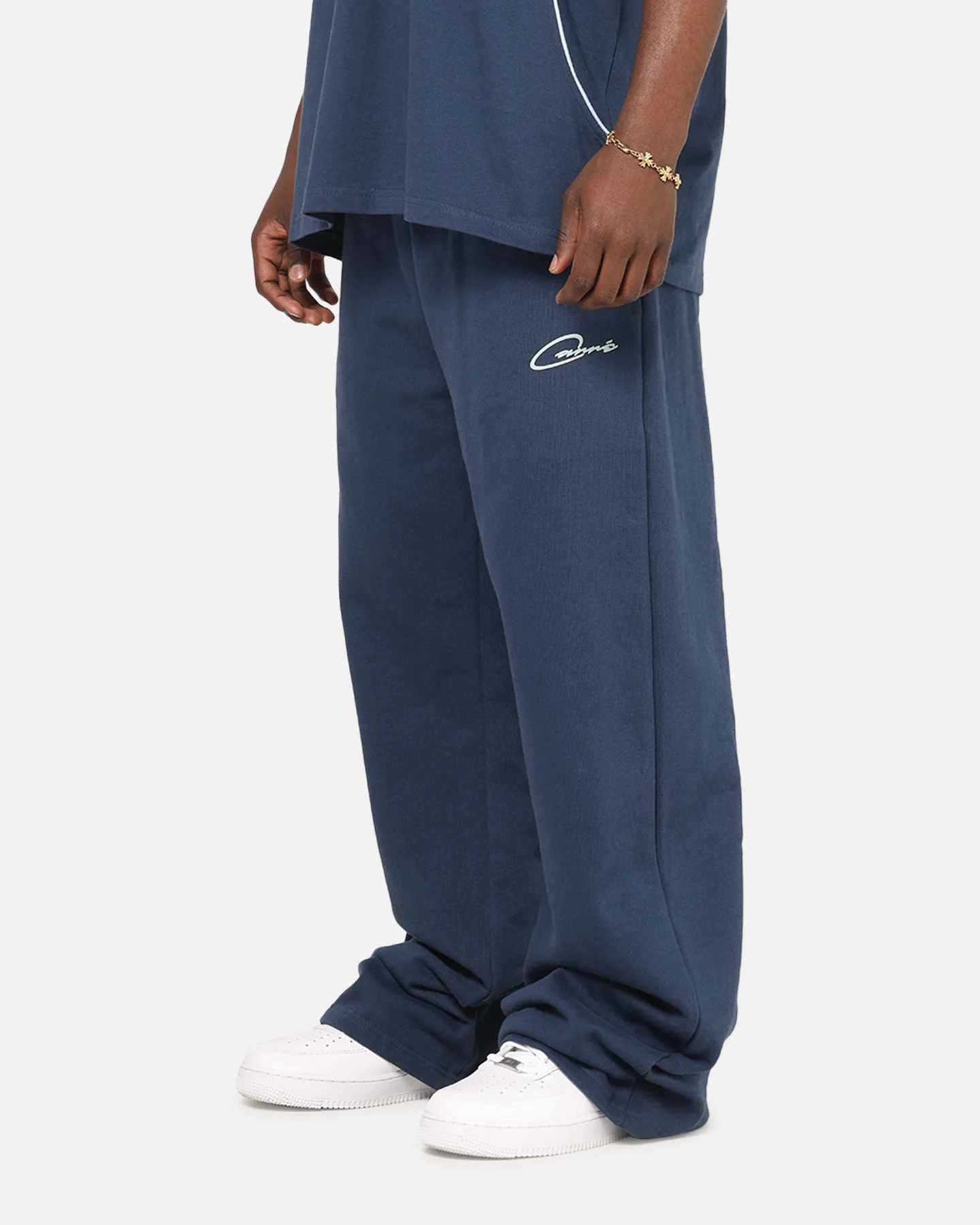 Carre International Star Trackpants Navy - Image 5