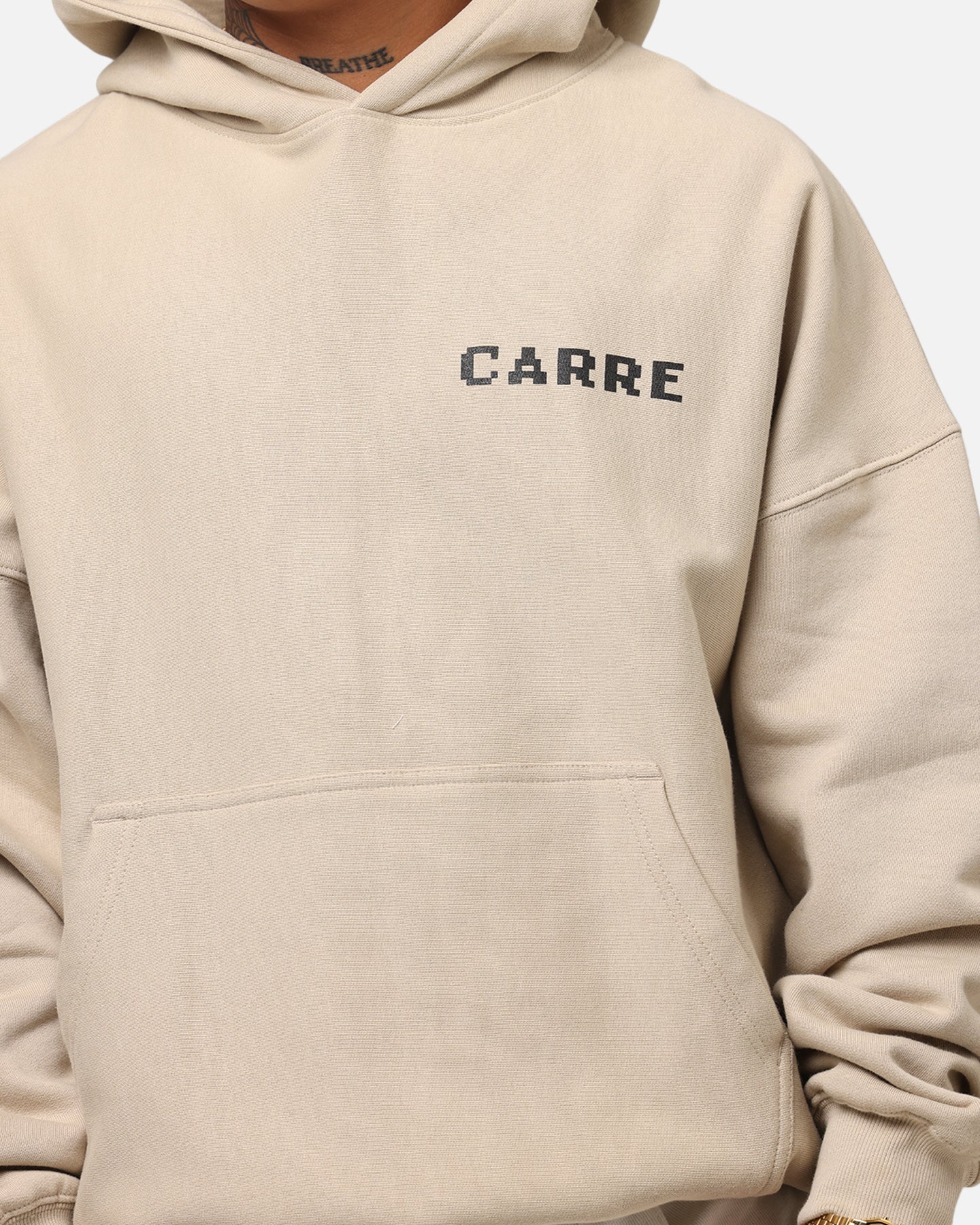 Carre Level Up Hoodie Stone - Image 8