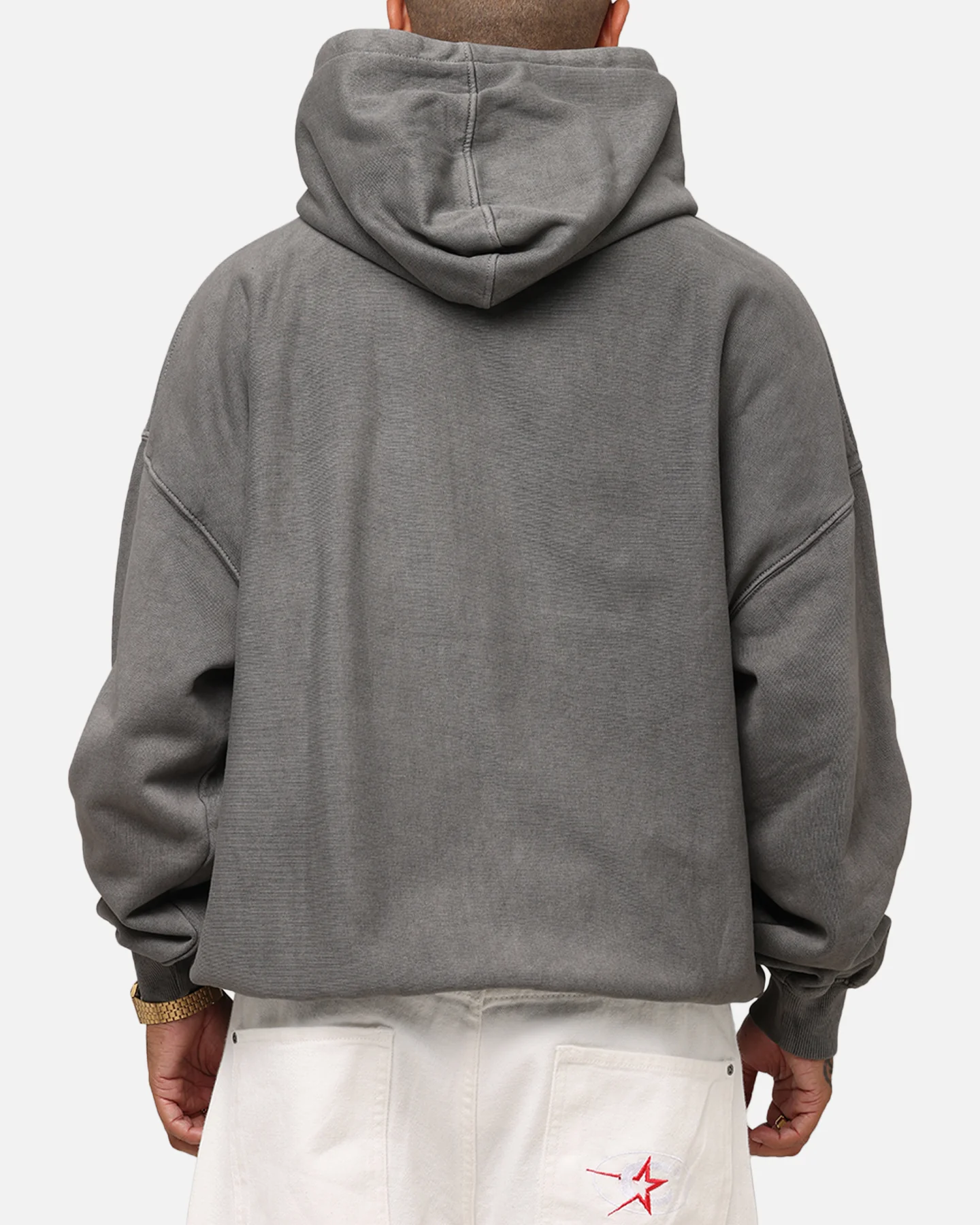 Carre Link Hoodie Washed Charcoal - Image 3