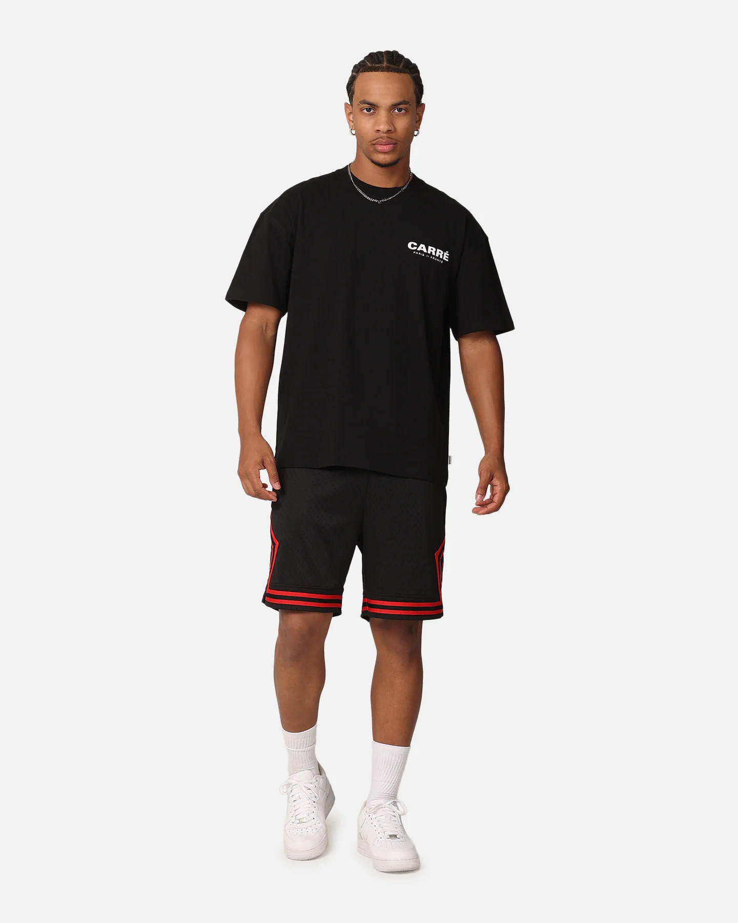 Carre Logo T-Shirt Black - Image 4