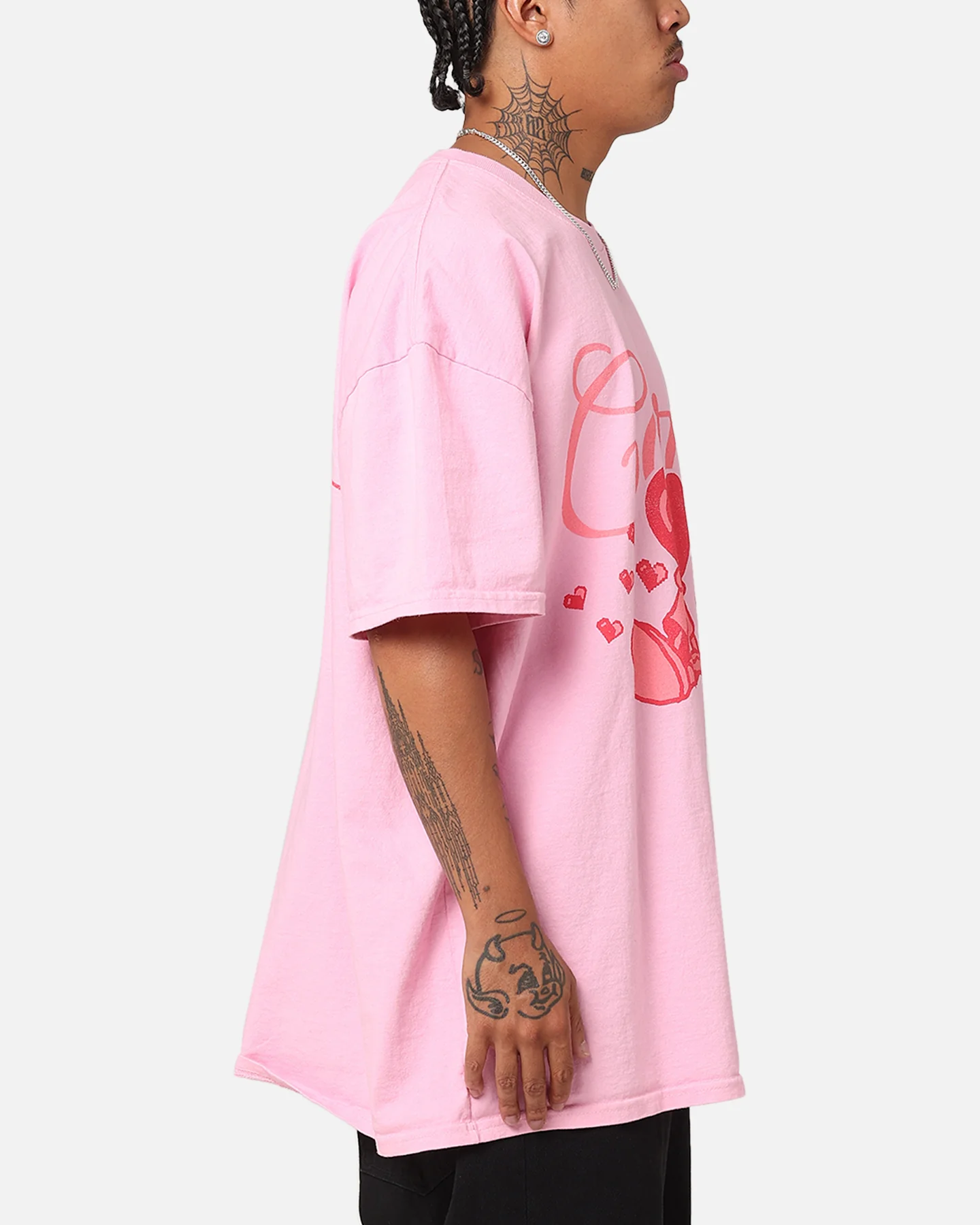 Carre Lover Boy T-Shirt Pink - Image 5