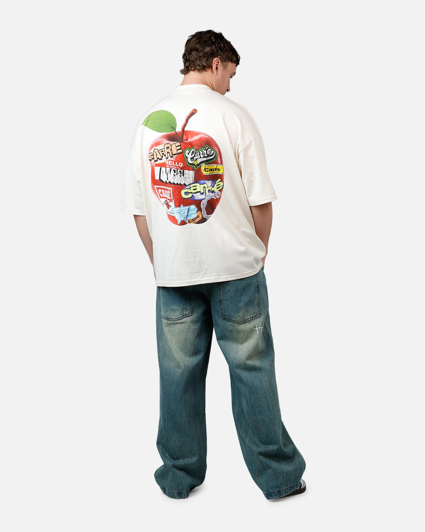 Carre Lush T-Shirt Off White - Image 6