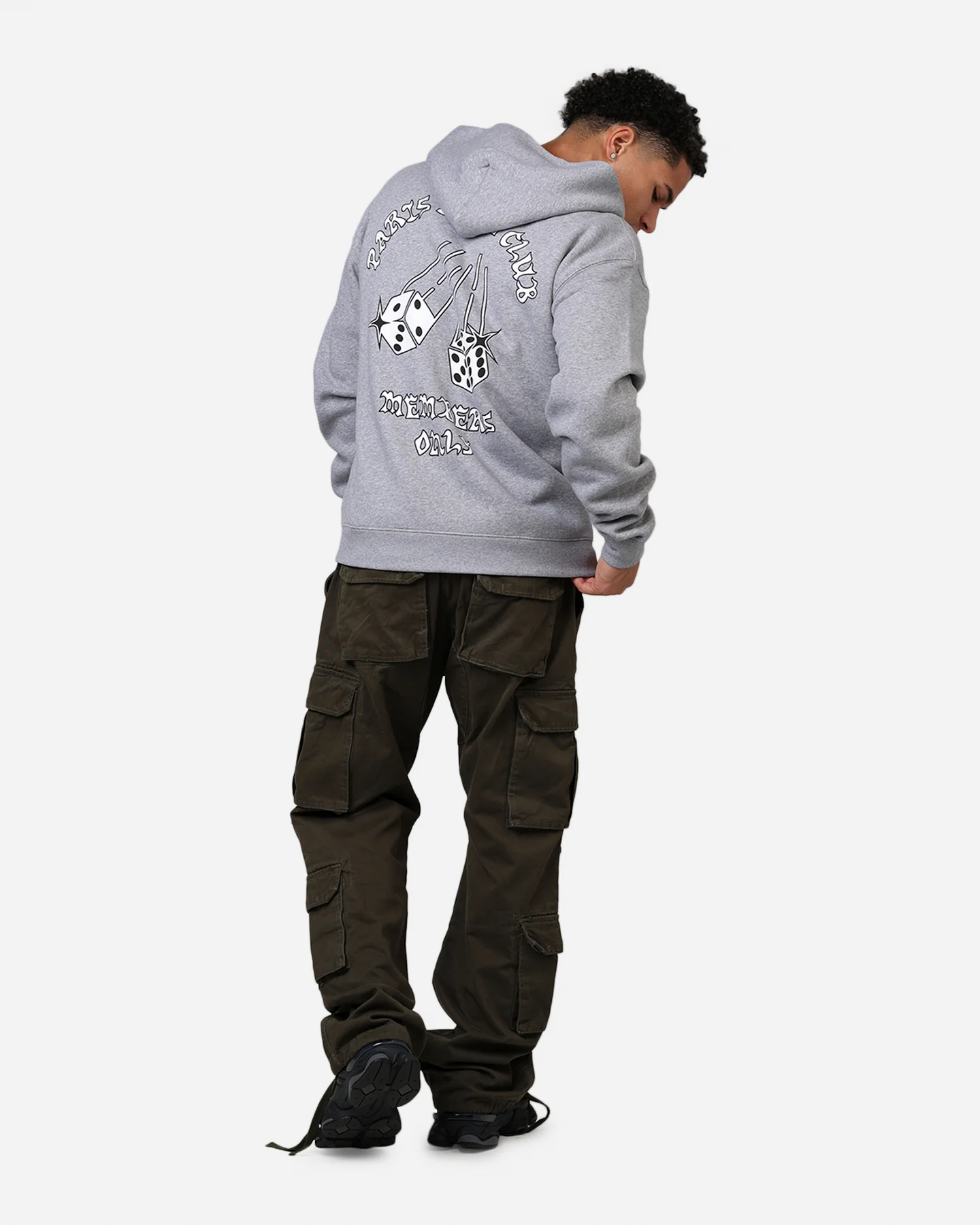 Carre Members Only Zip Hoodie Grey Marle - Image 6