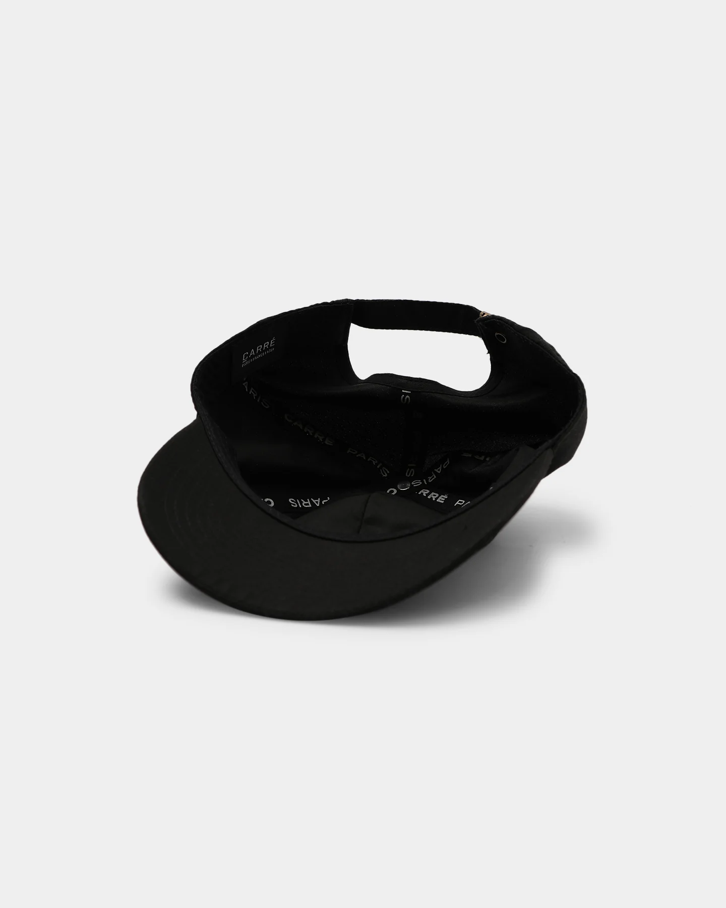 Carré Men's Scripted Metal Badge Classique Strapback Black/Gold - Image 7