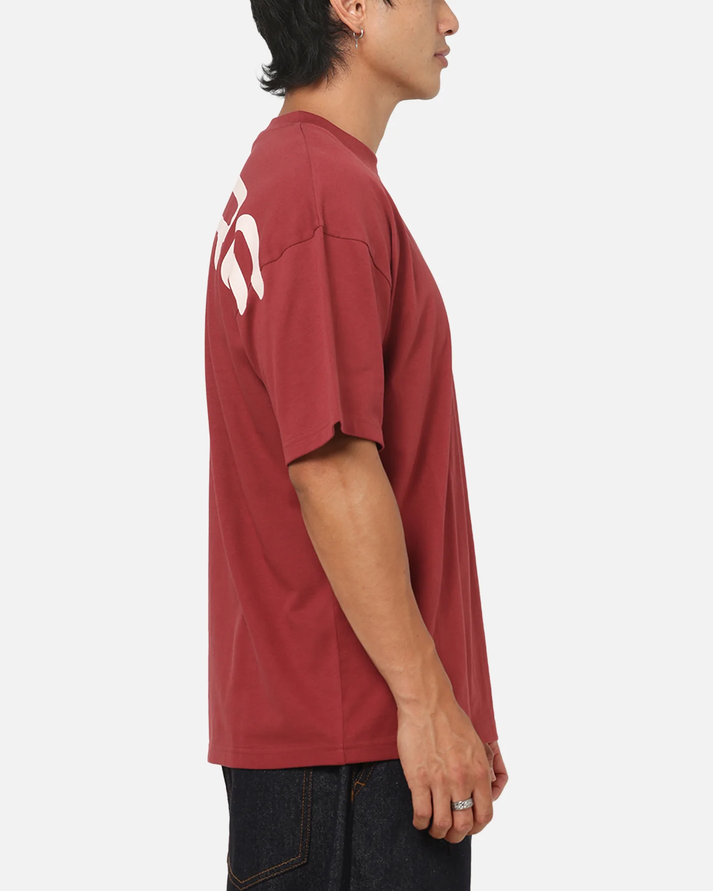 Carre Mini C T-Shirt Maroon - Image 6