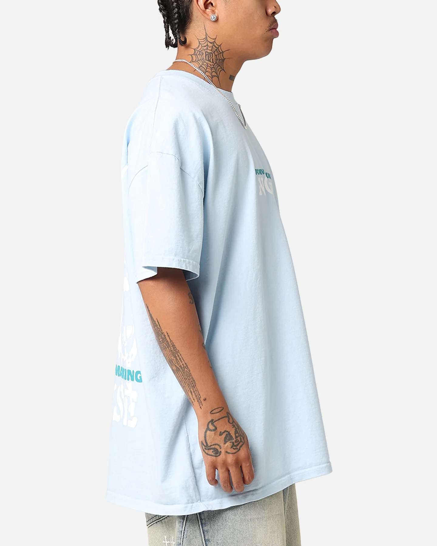 Carre Noisey T-Shirt Baby Blue - Image 5