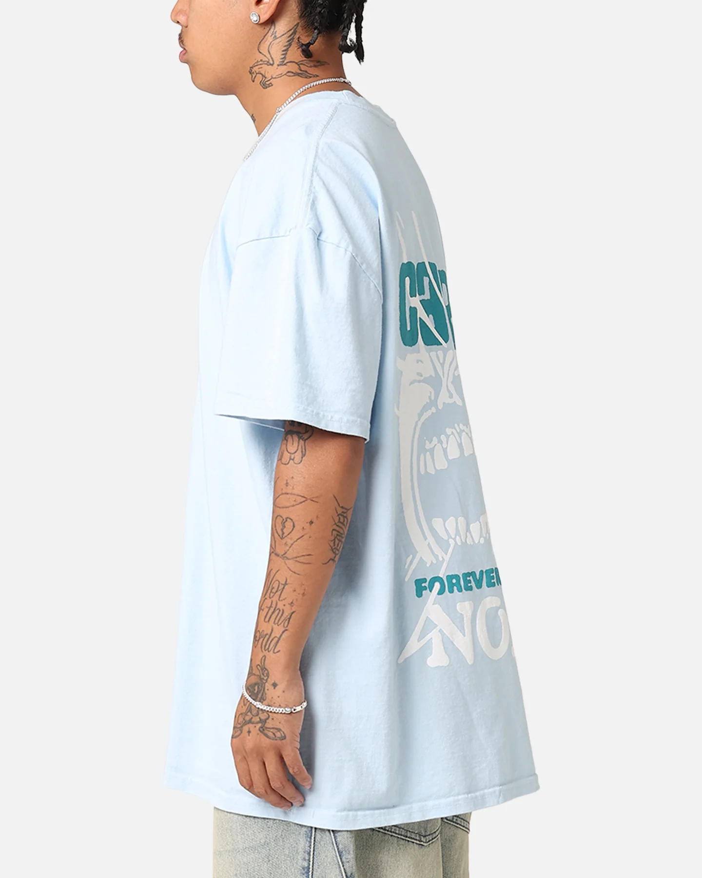 Carre Noisey T-Shirt Baby Blue - Image 6