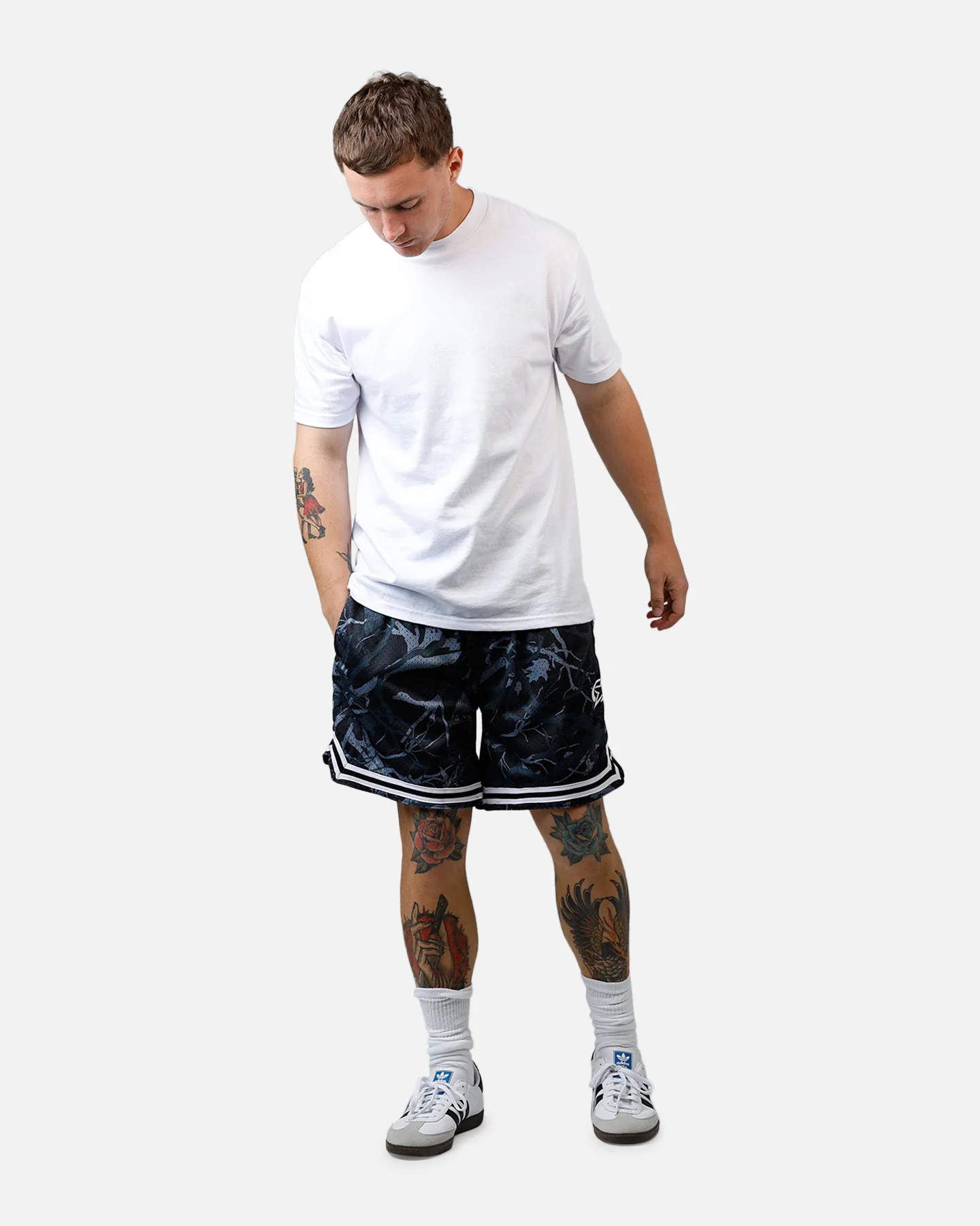 Carre Outlaw Mesh Shorts Black Real Tree - Image 2