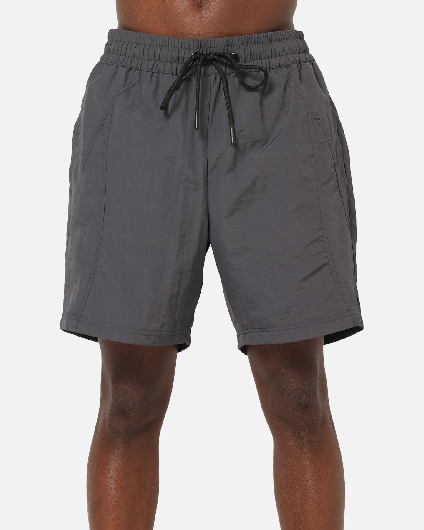 Carre Panelled Nylon Shorts Black - Image 7