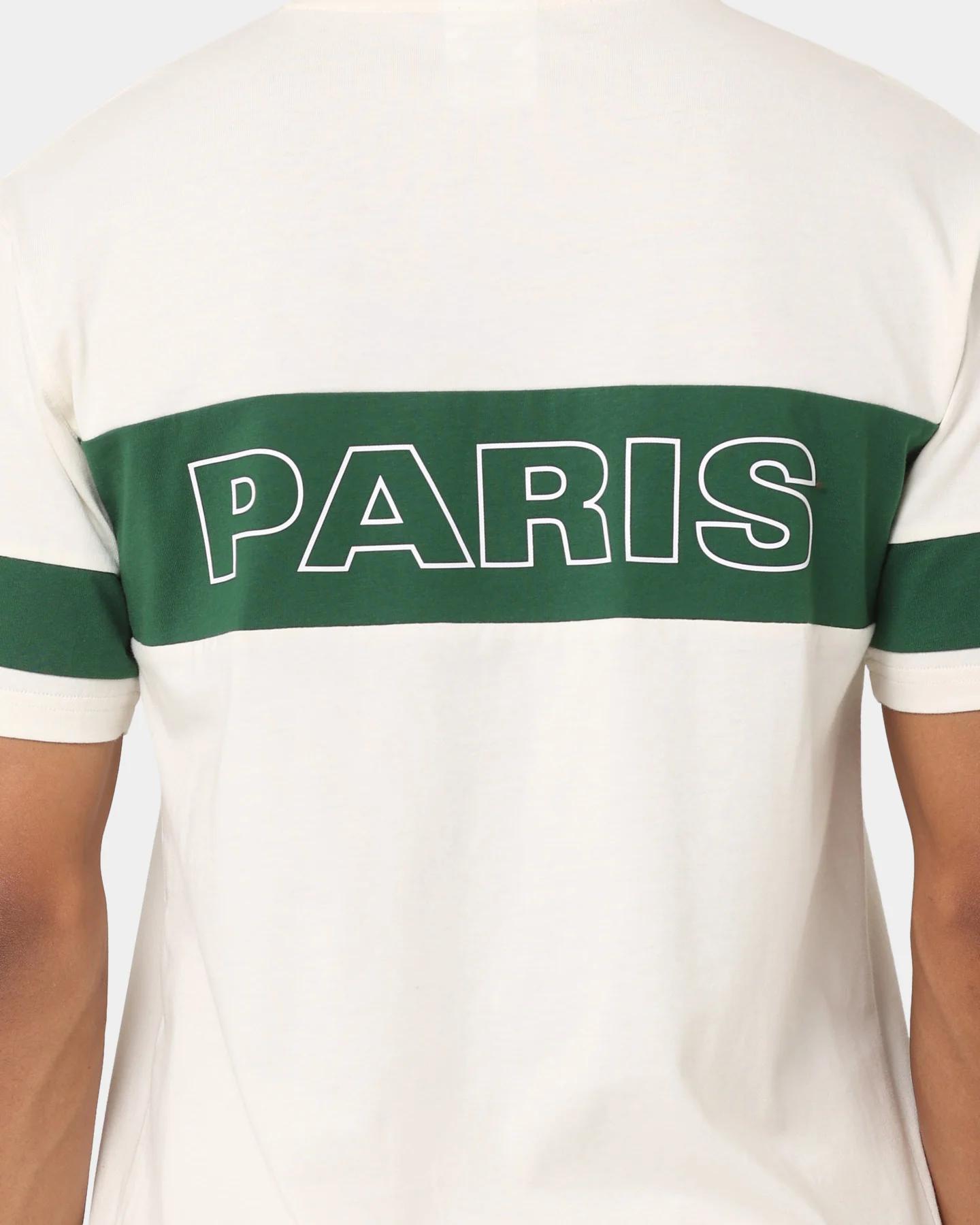 Carré Panneau T-Shirt Off White/Green - Image 5