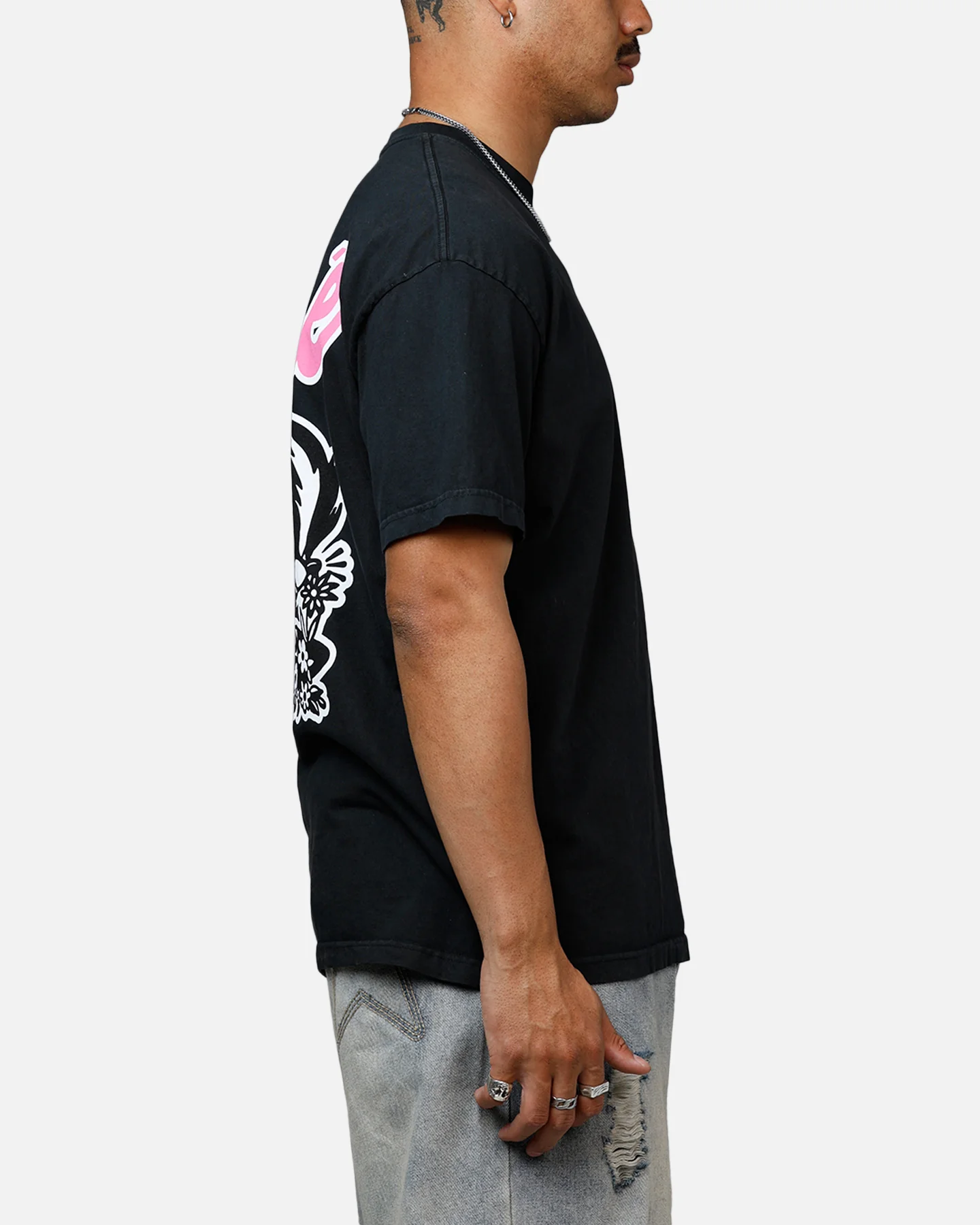 Carre Pepe Heavyweight T-Shirt Black Acidwash - Image 4