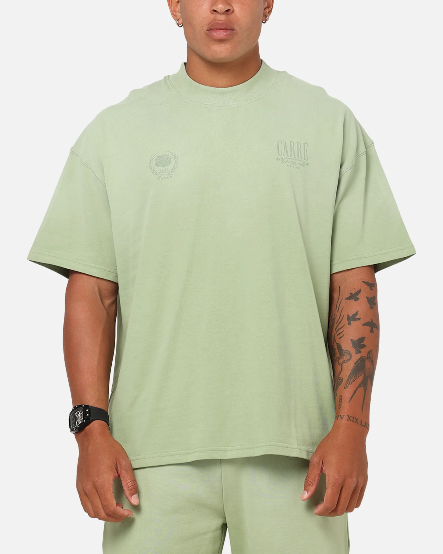 Carre Premium Essentials T-Shirt Sage - Image 2