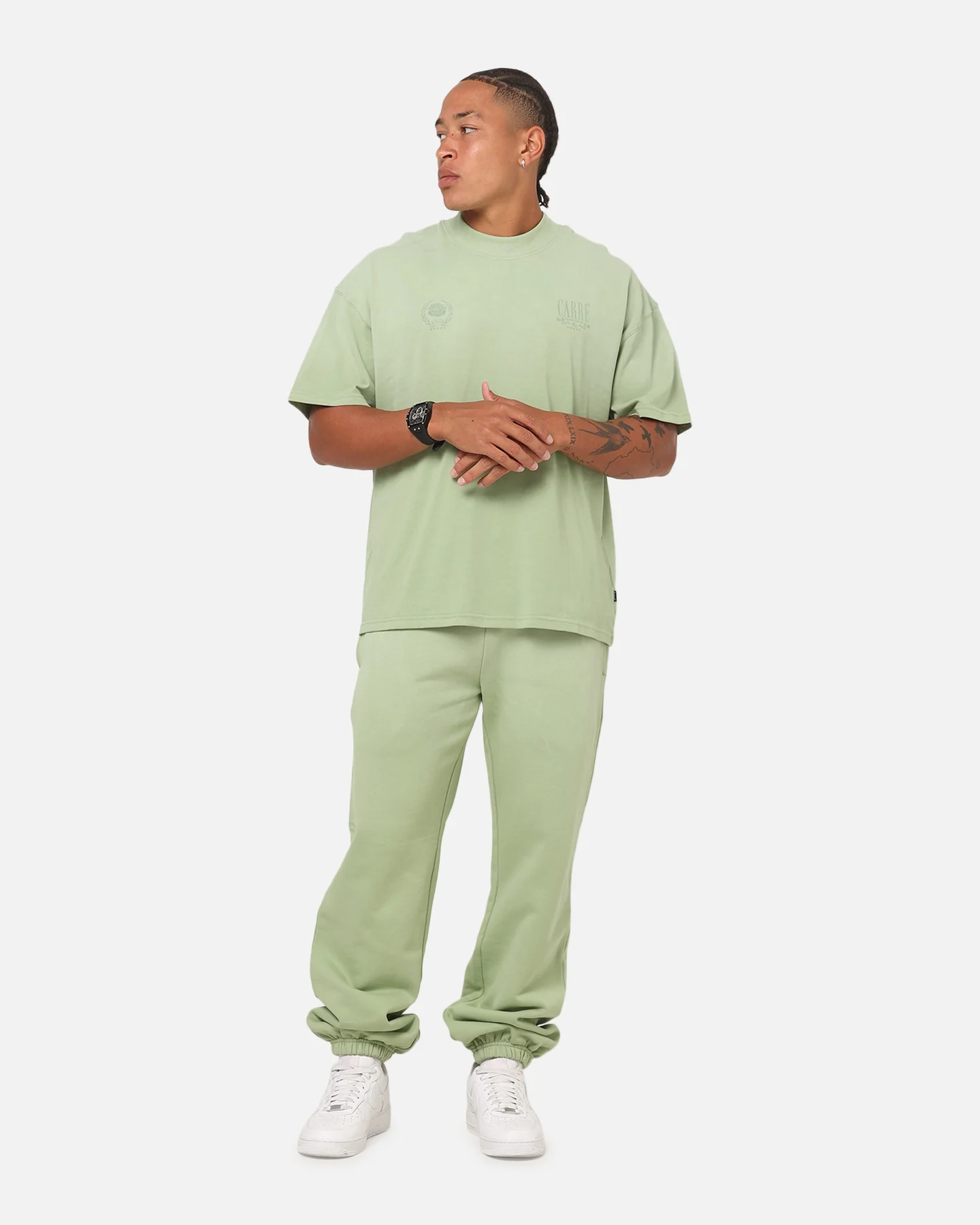 Carre Premium Essentials T-Shirt Sage - Image 4