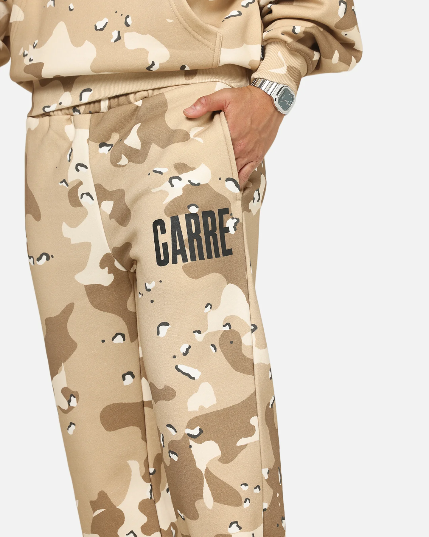 Carre Premium Essentials Track Pant Brown Camo - Image 3