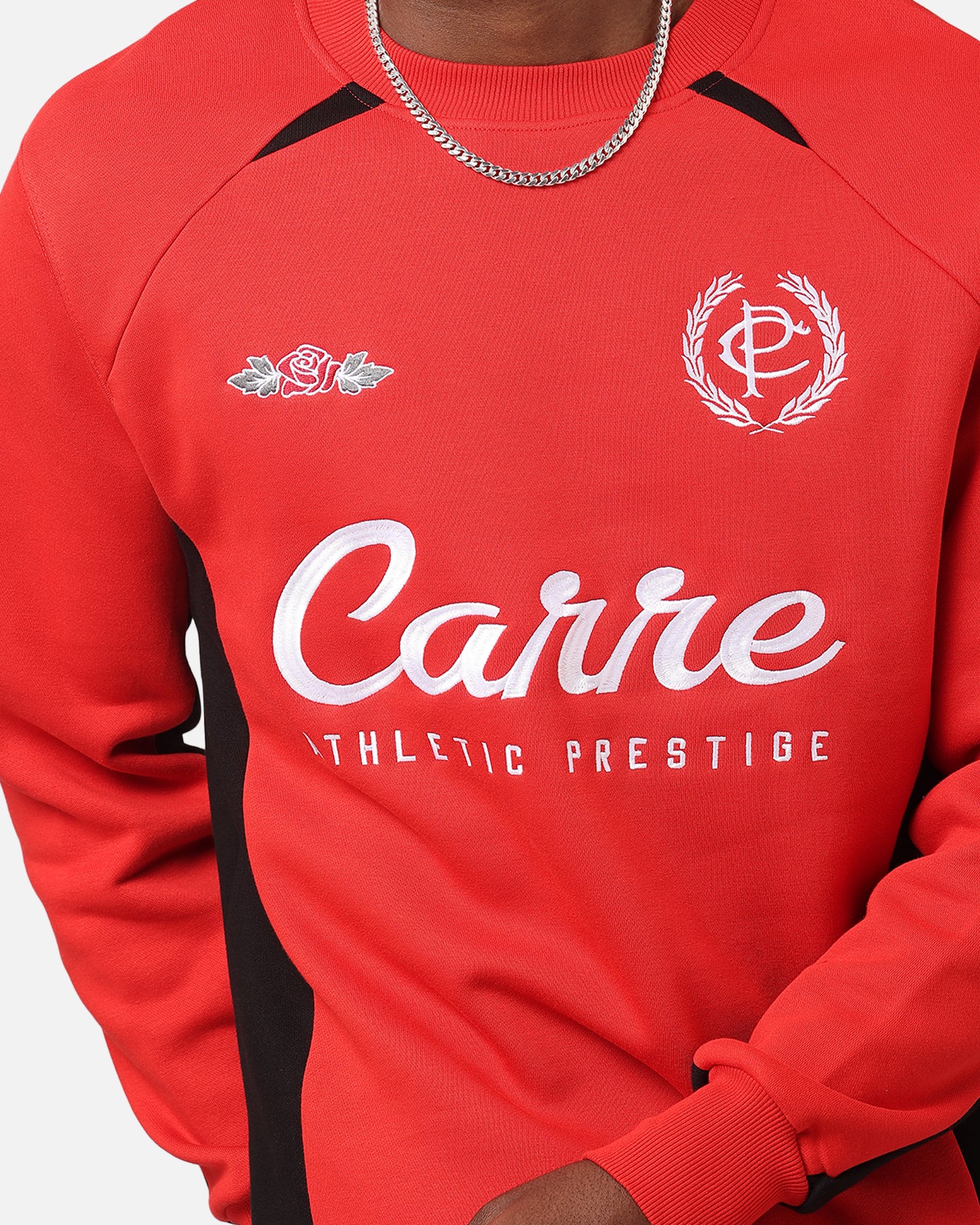 Carre Prestige Crewneck Red - Image 6