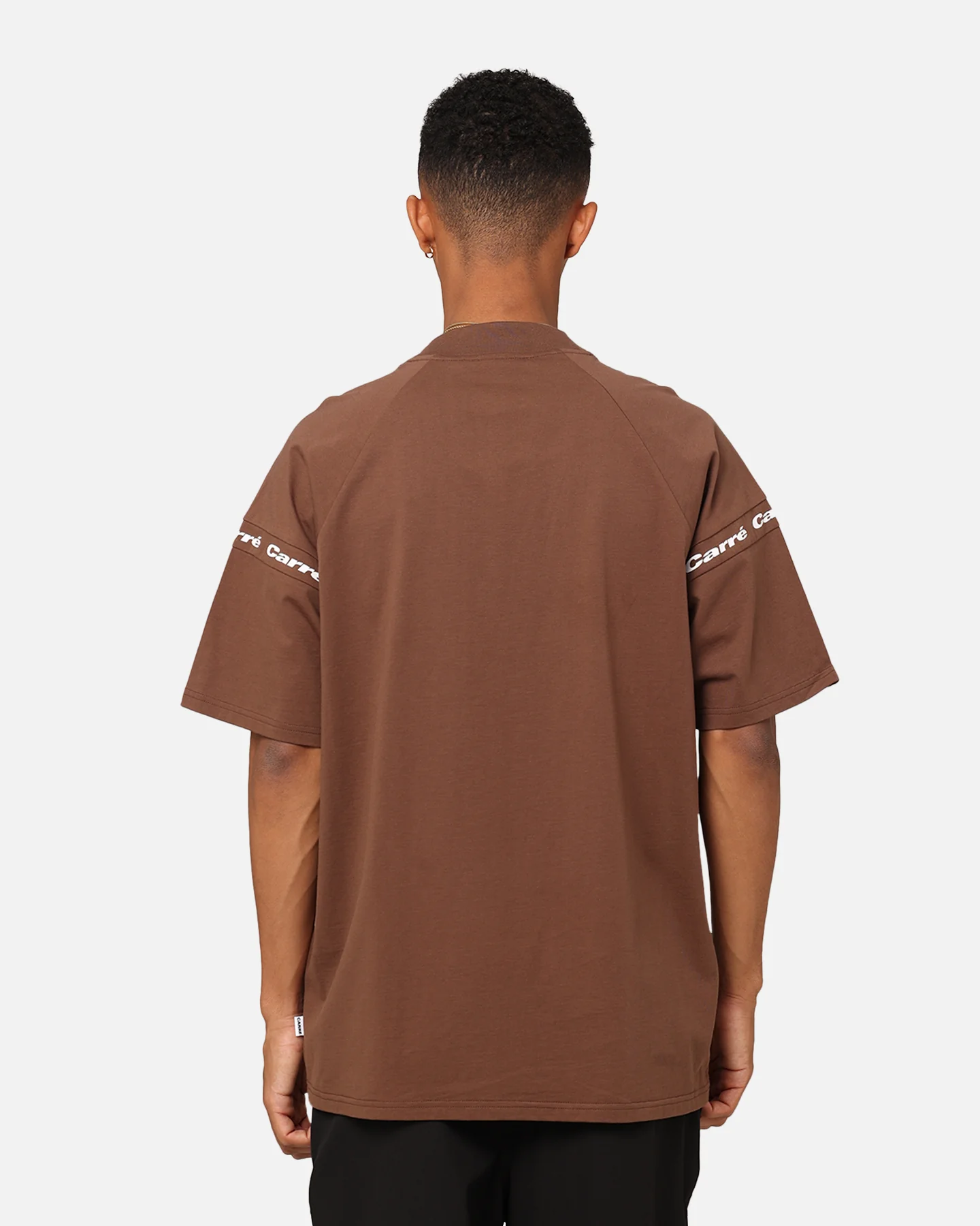 Carre Prime Oversized Raglan T-Shirt Dark Brown - Image 4