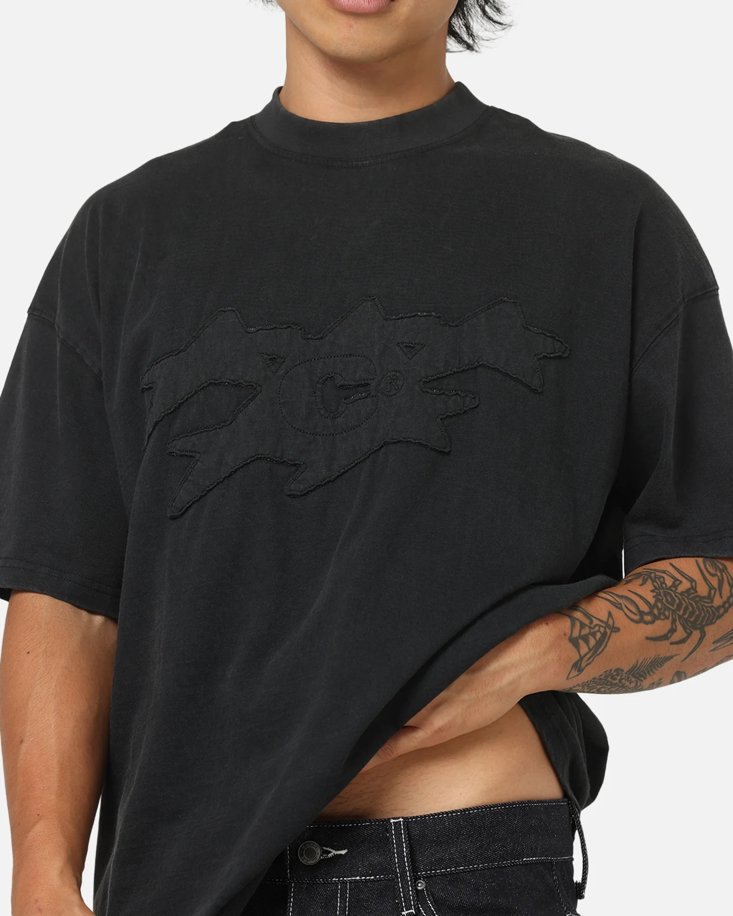 Carre Prime T-Shirt Black Wash - Image 6