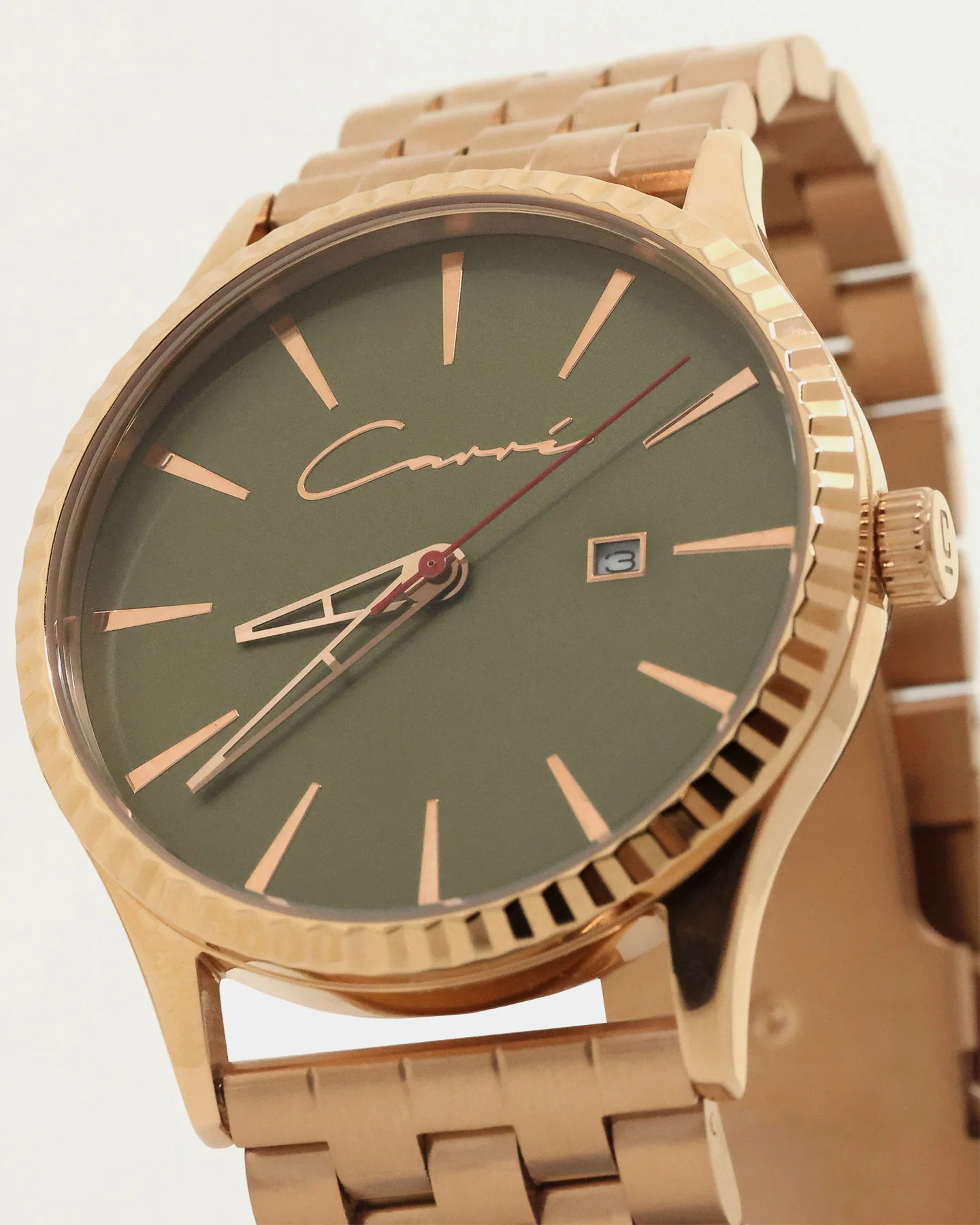 Carré Remy Watch Rose Gold/Green - Image 4