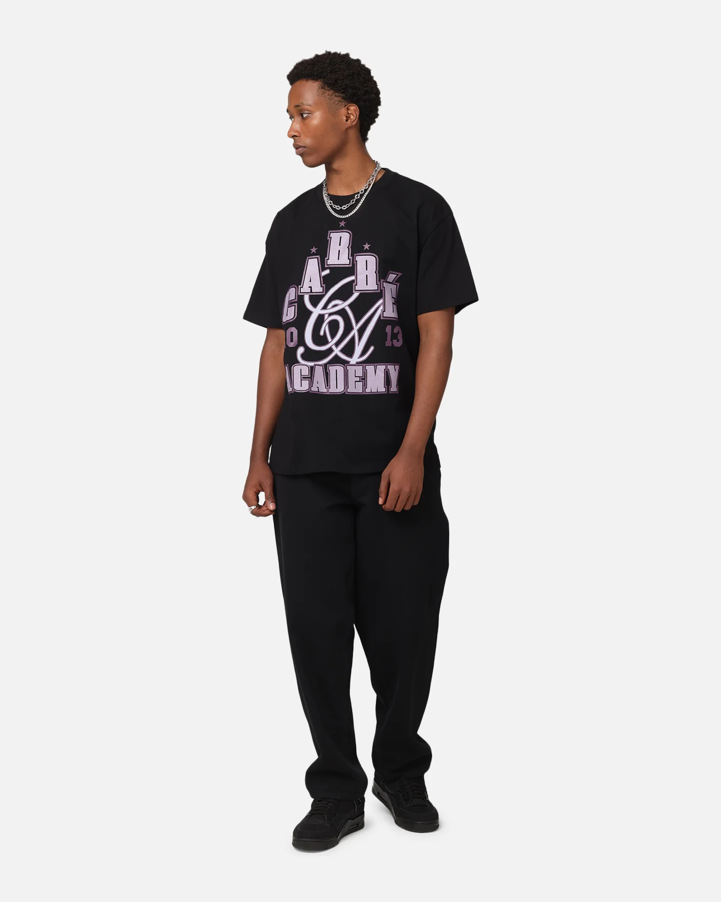Carre Rising Heavy T-Shirt Black - Image 2