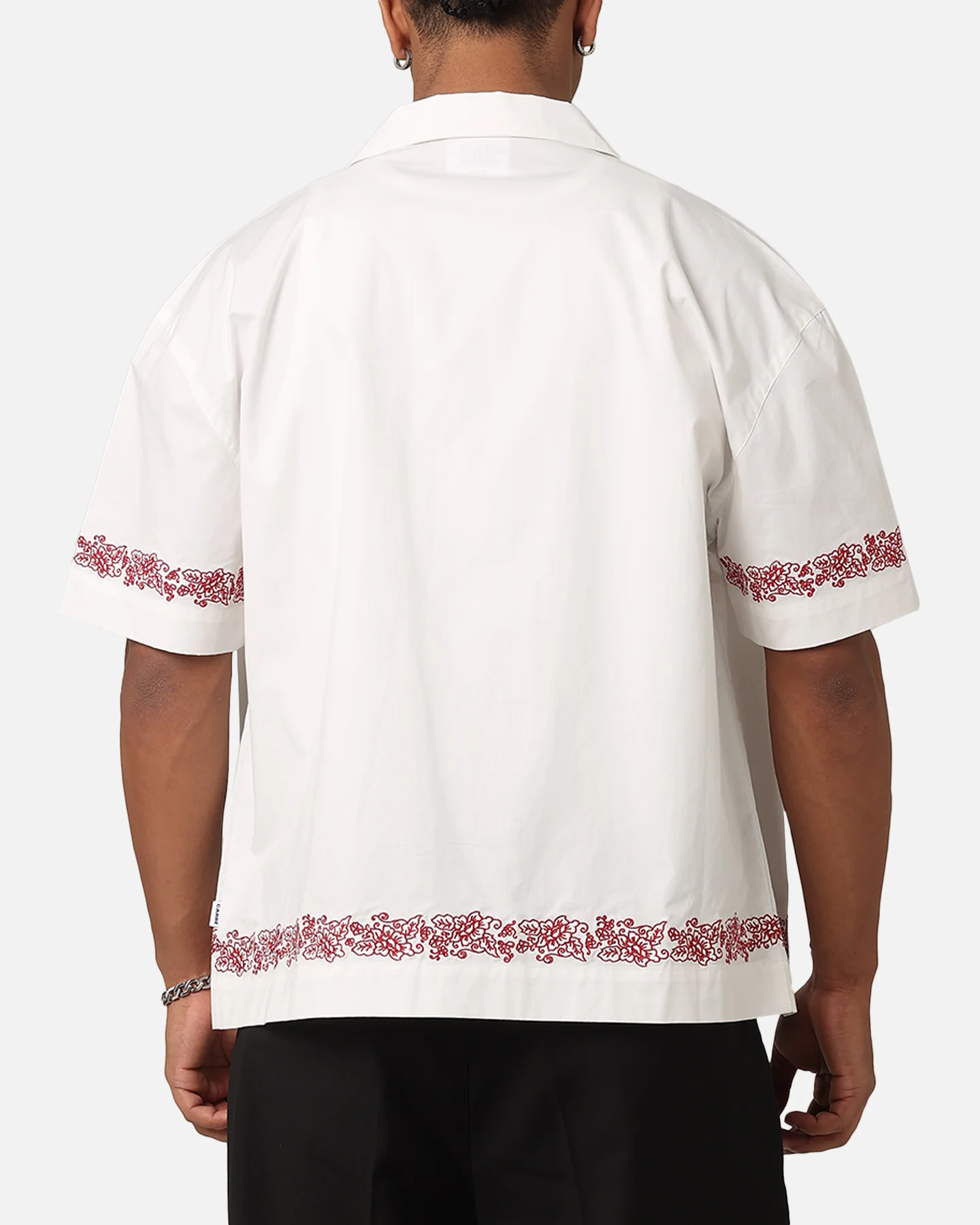 Carre Rose Bowl Button Up Shirt Off White - Image 3