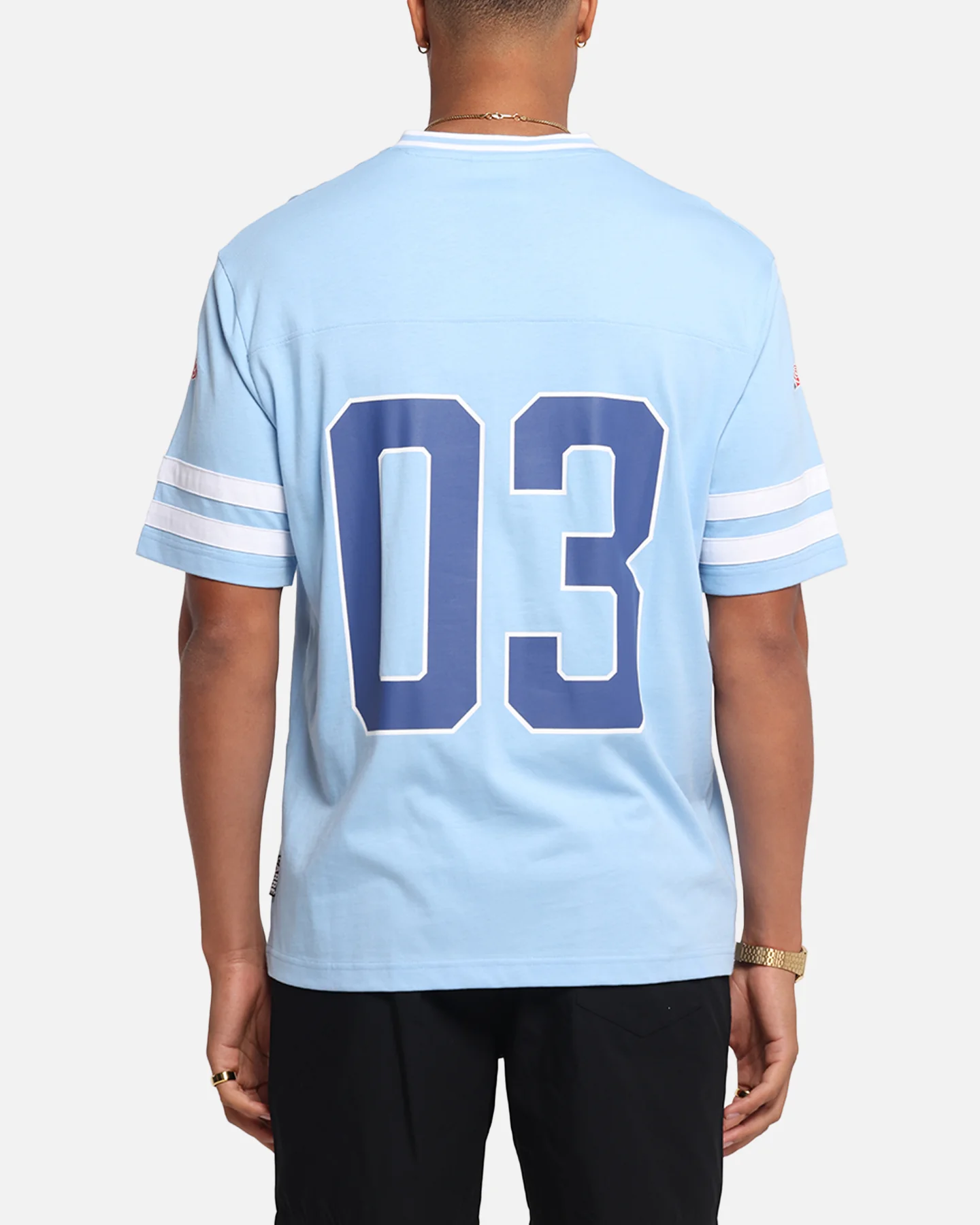 Carre Rose Football T-Shirt Light Blue - Image 2
