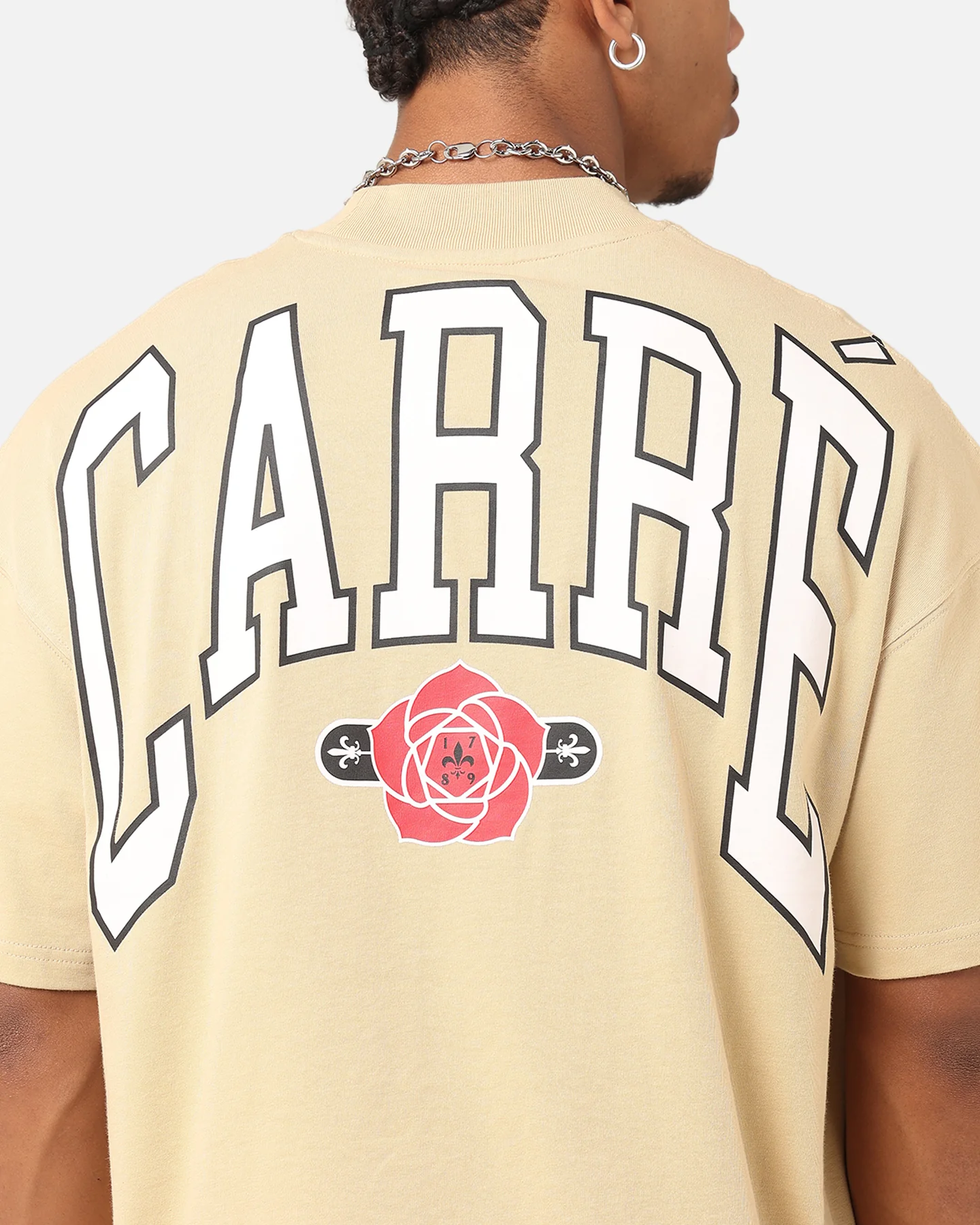 Carre Rose Oversized T-Shirt Stone - Image 7