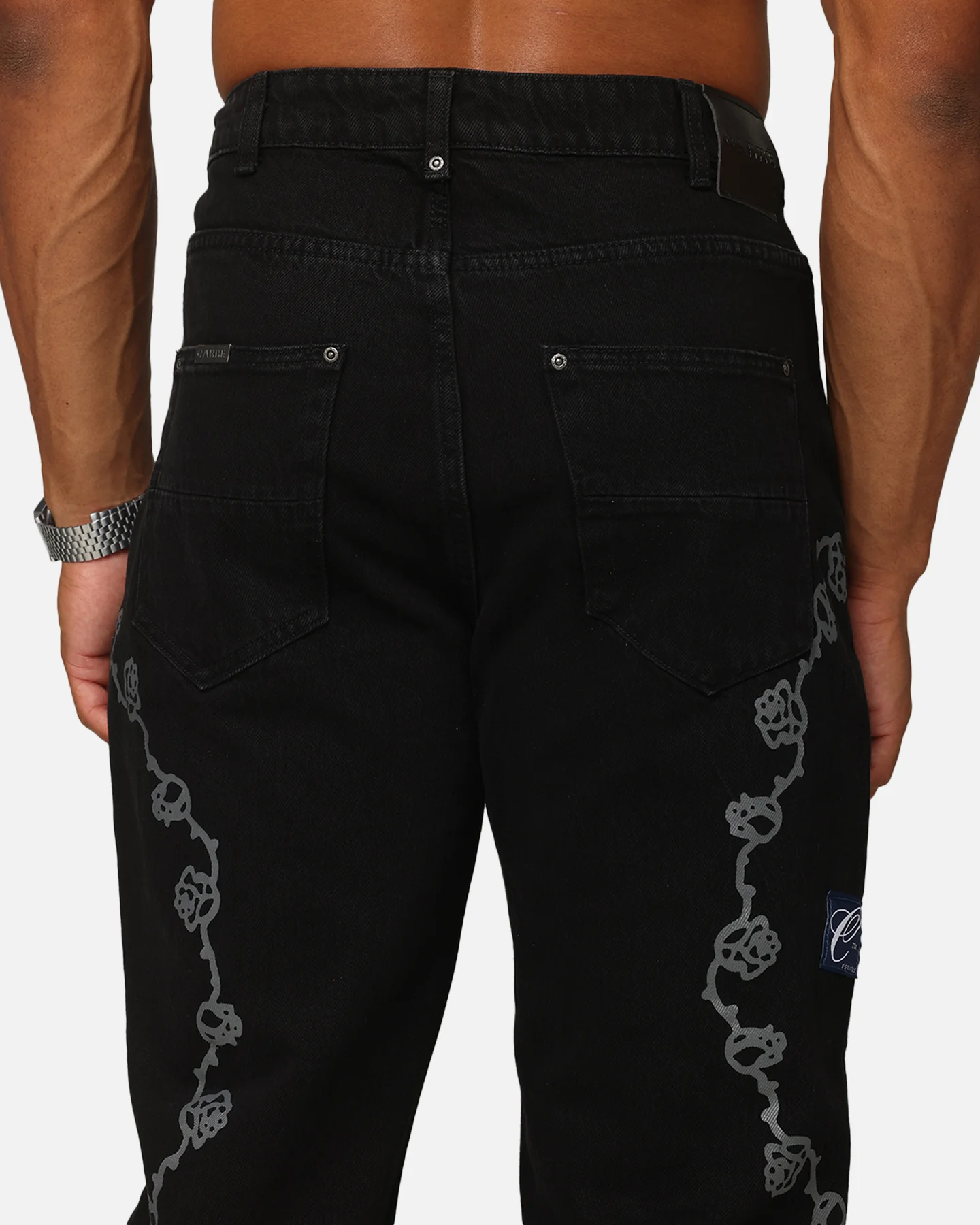 Carre Rosebowl Jeans Black Denim - Image 8