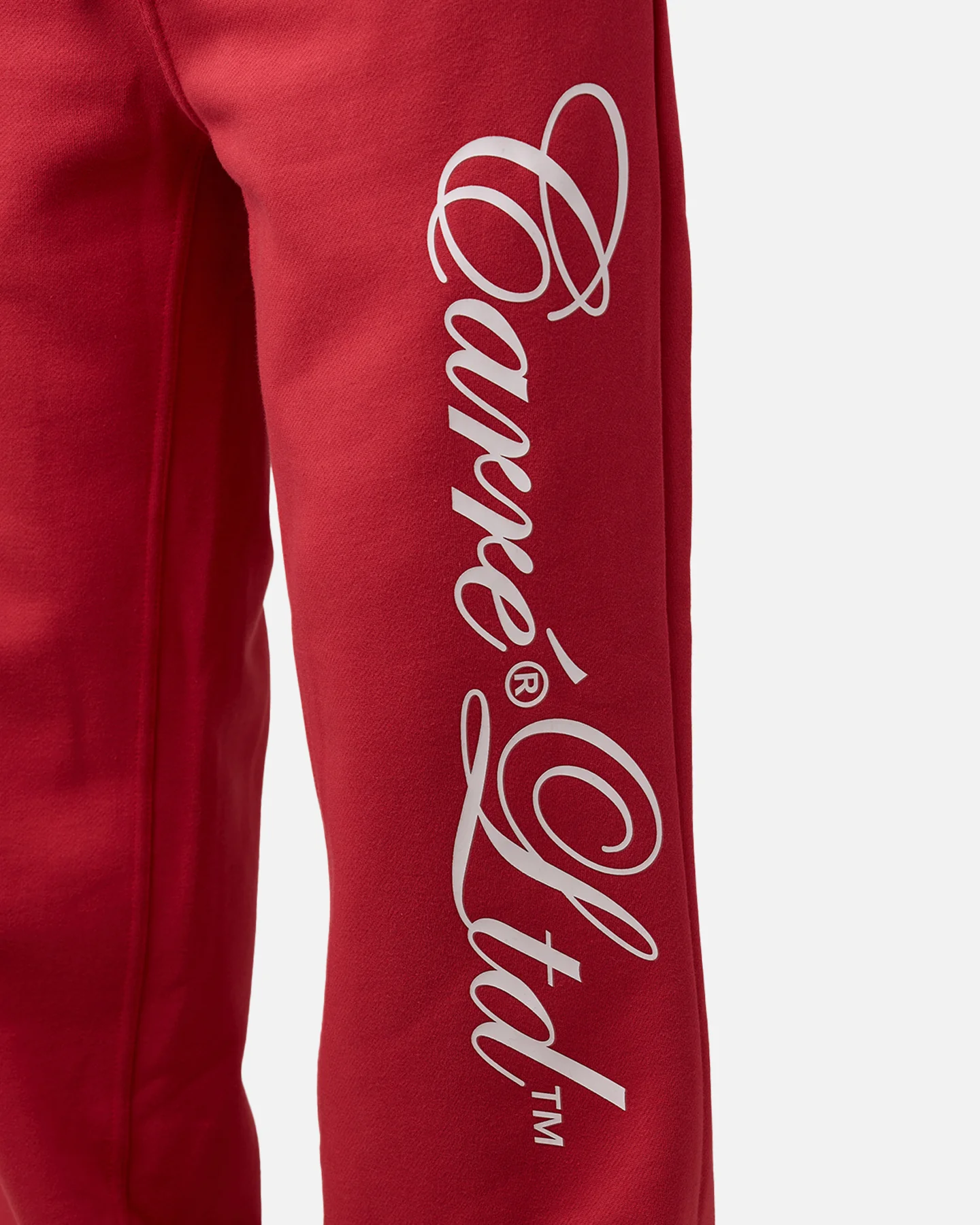 Carre Rosebud Baggy Trackpant Red - Image 8