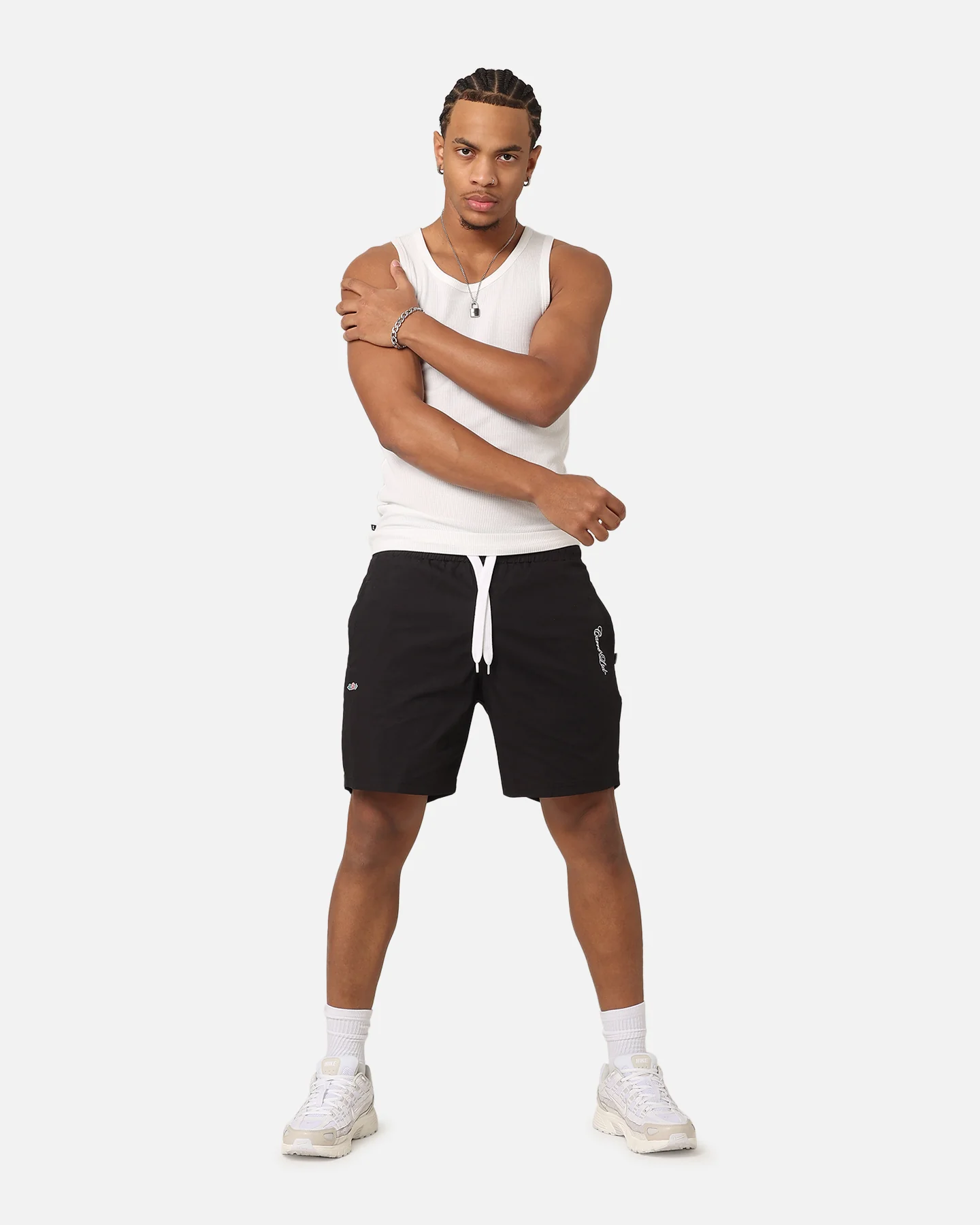 Carre Rosebud Beach Shorts Black - Image 2