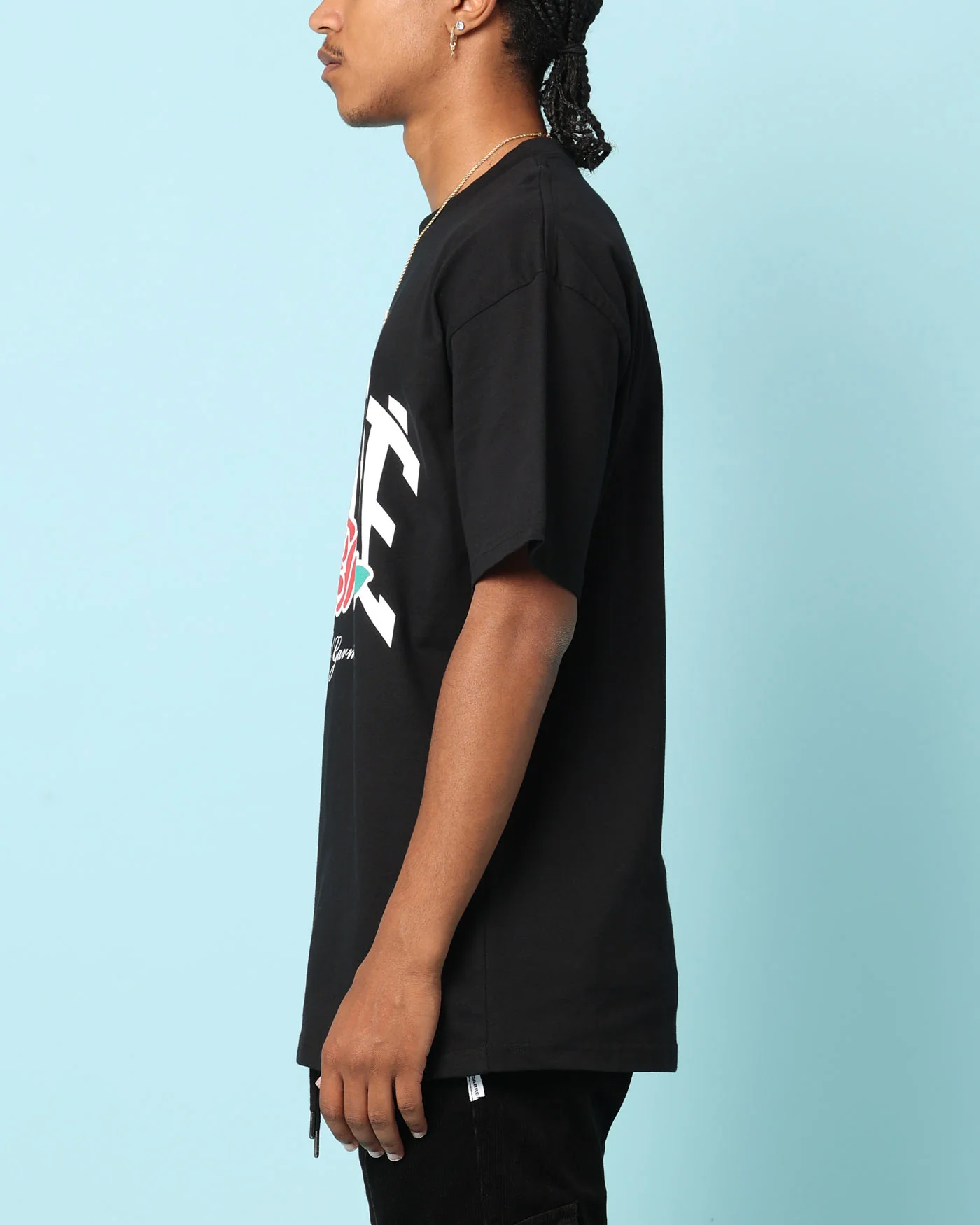 Carre Rosey Oversized T-Shirt Black - Image 5