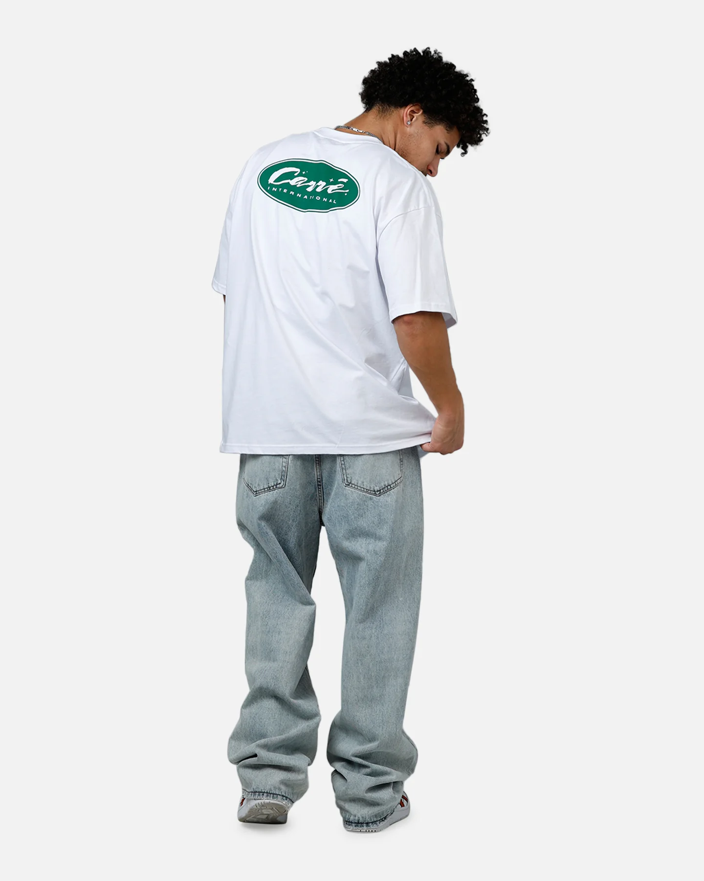 Carre Script Sport T-Shirt White - Image 6