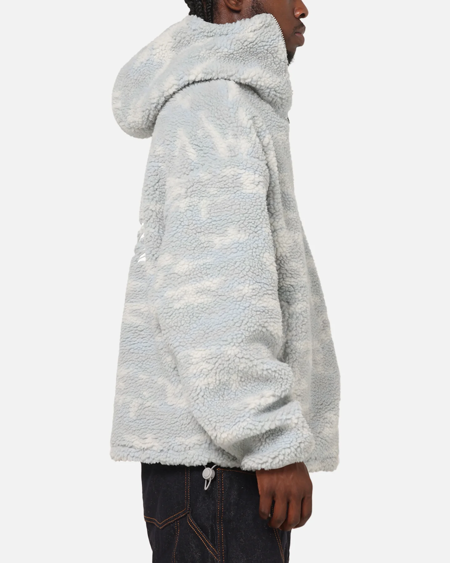 Carre Sherpa Hooded Jumper Snow Camo - Image 6