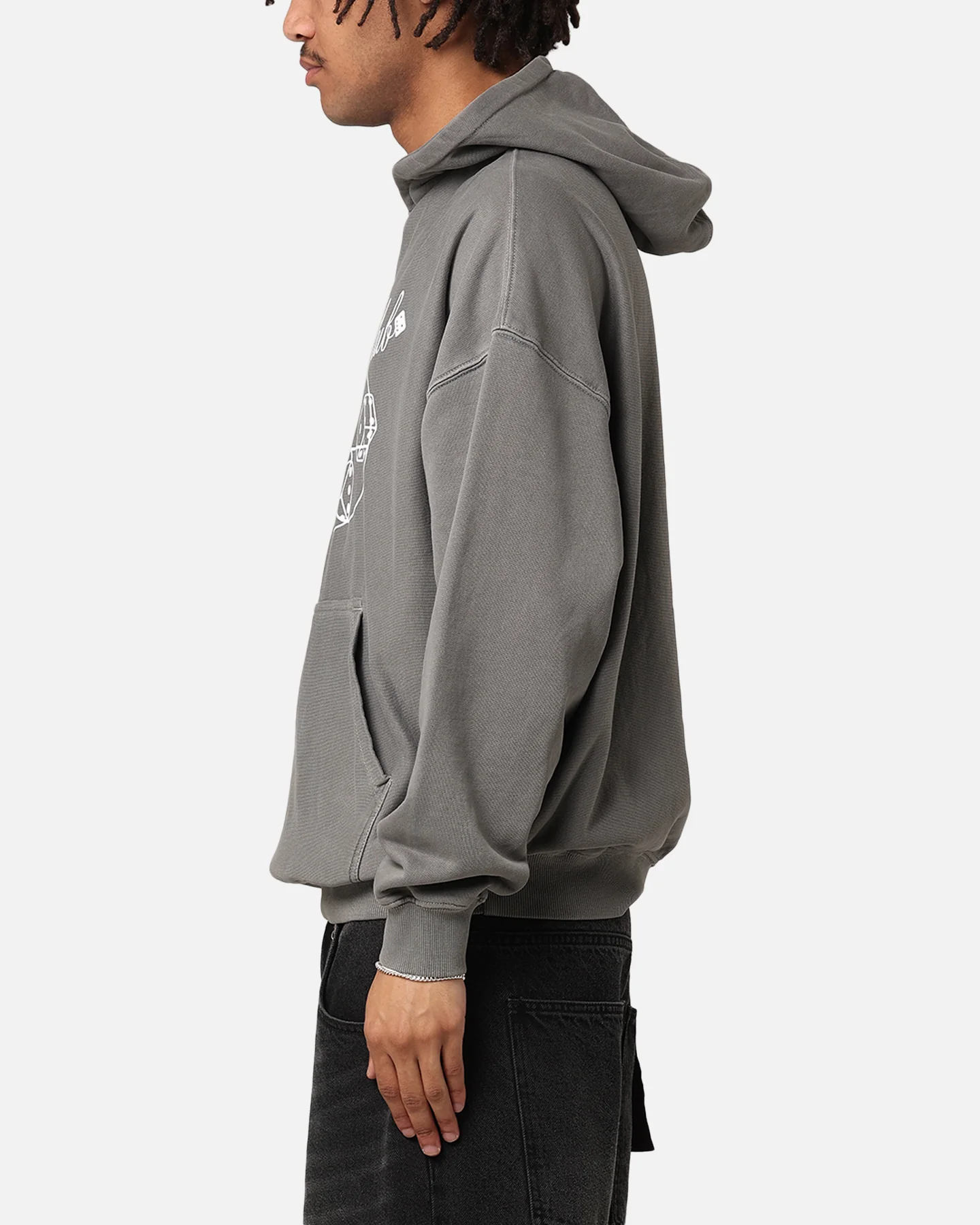Carre Shootout Hoodie Washed Charcoal - Image 5