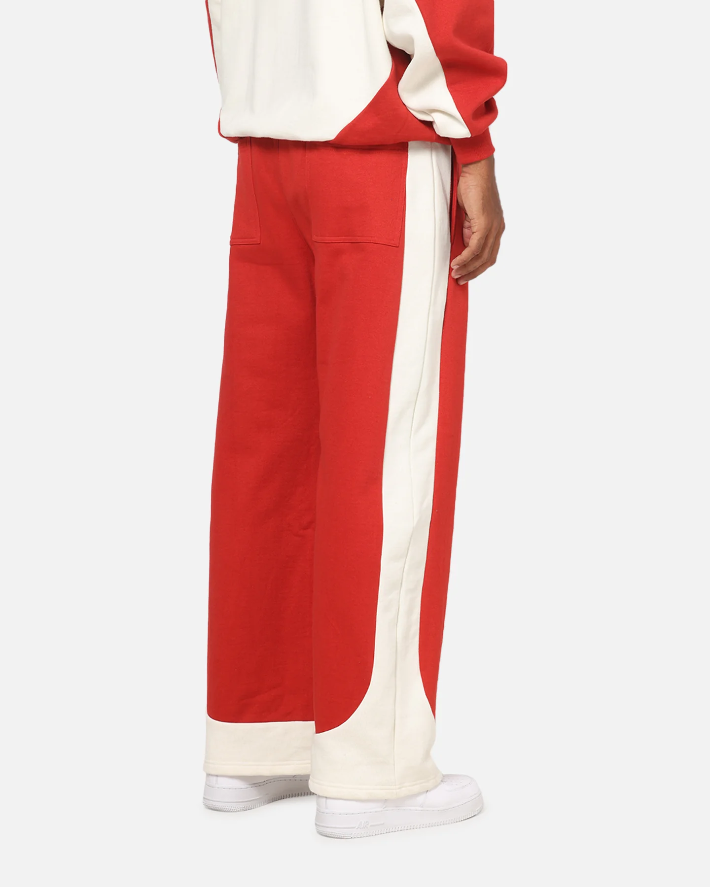 Carre Sport C Trackpants Red/Off White - Image 5