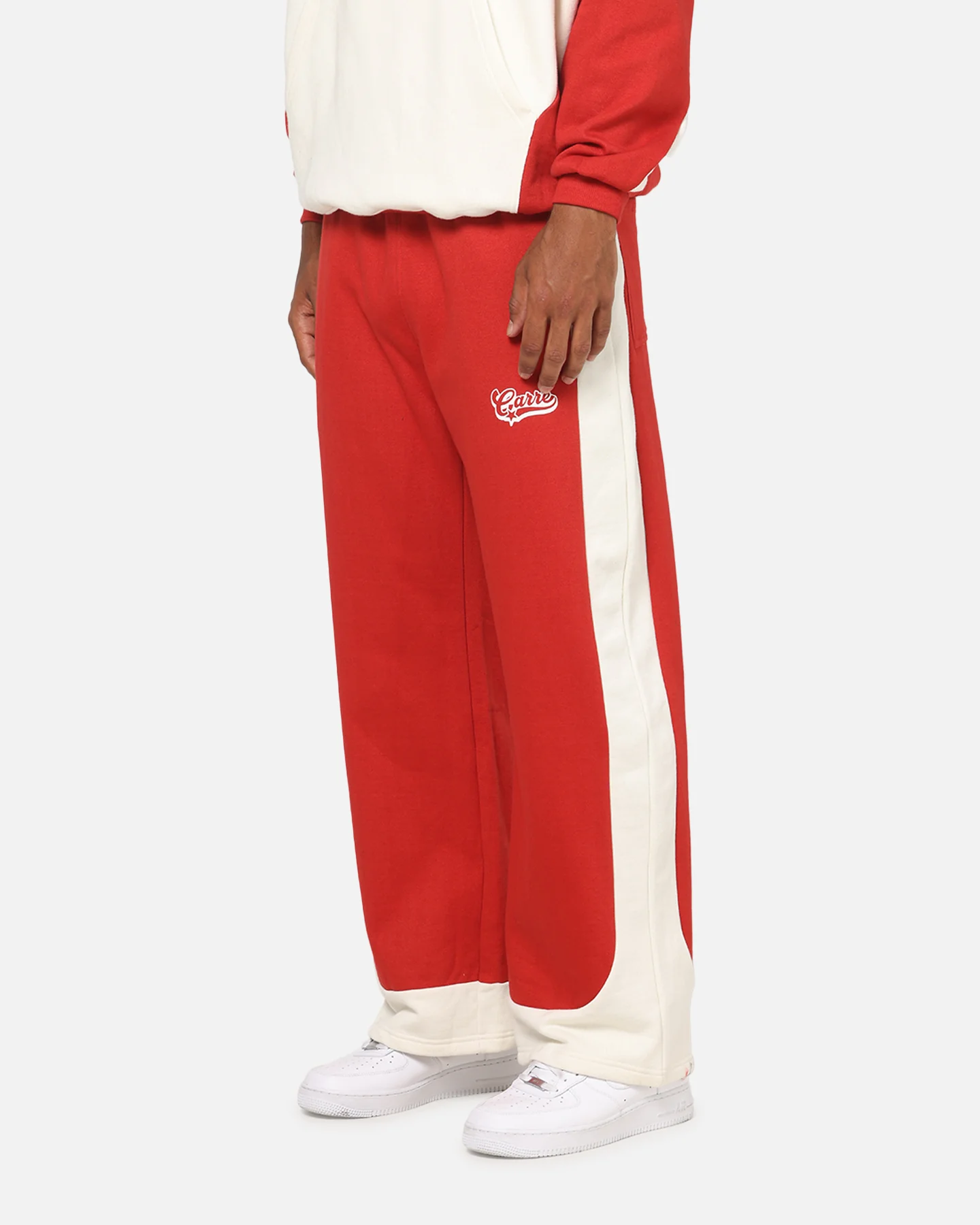 Carre Sport C Trackpants Red/Off White - Image 6