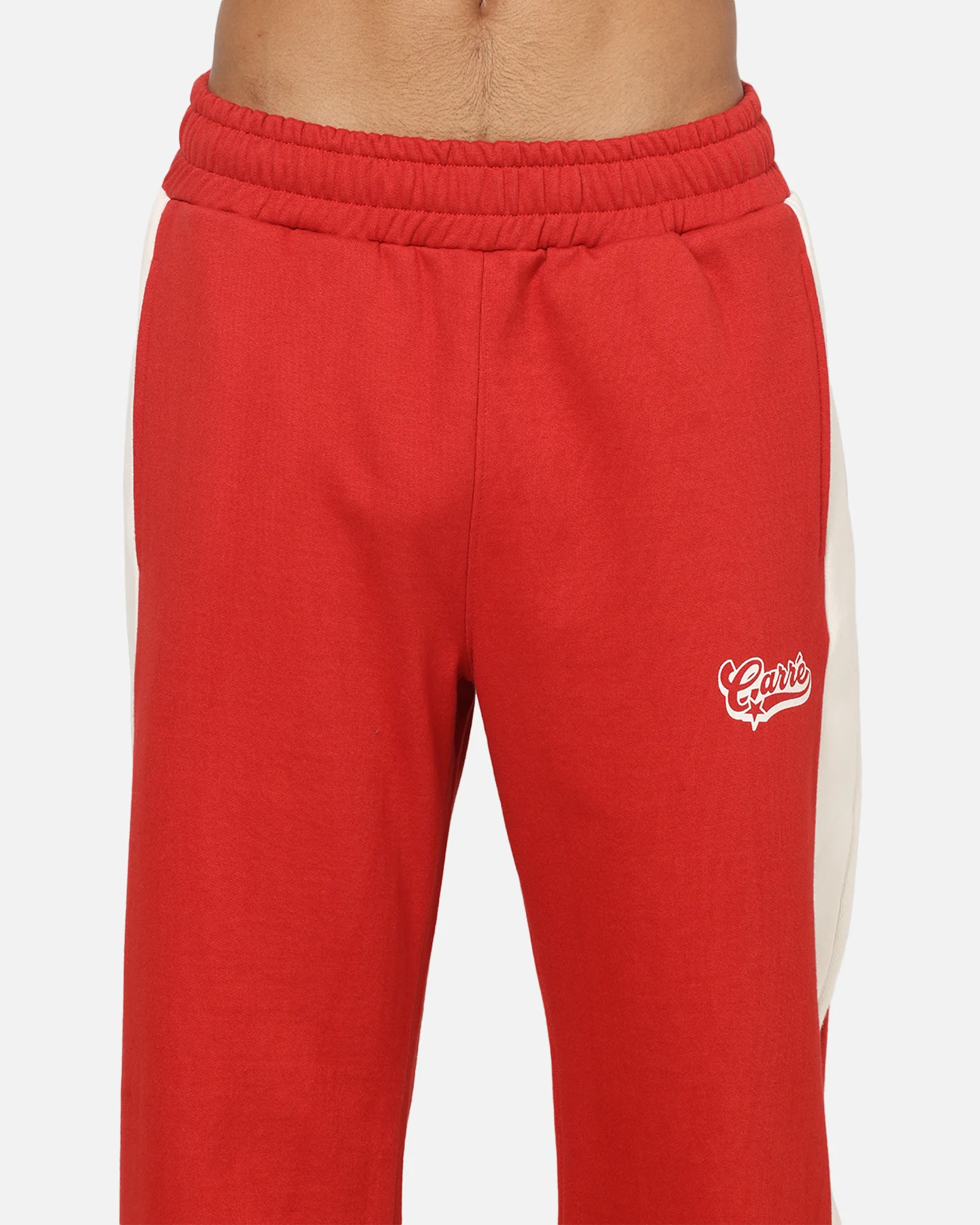 Carre Sport C Trackpants Red/Off White - Image 7
