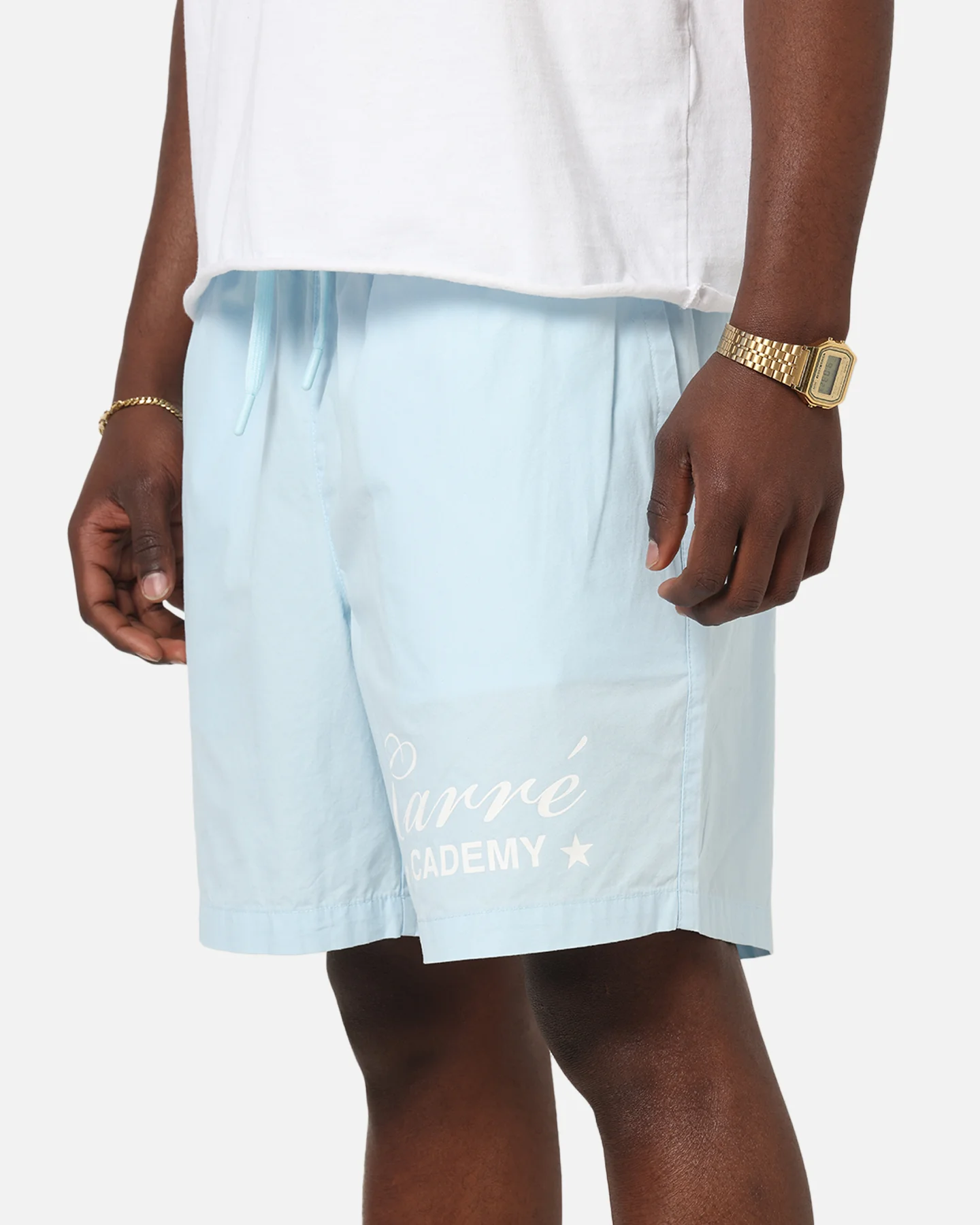 Carre Star Academy Beach Shorts Baby Blue - Image 3