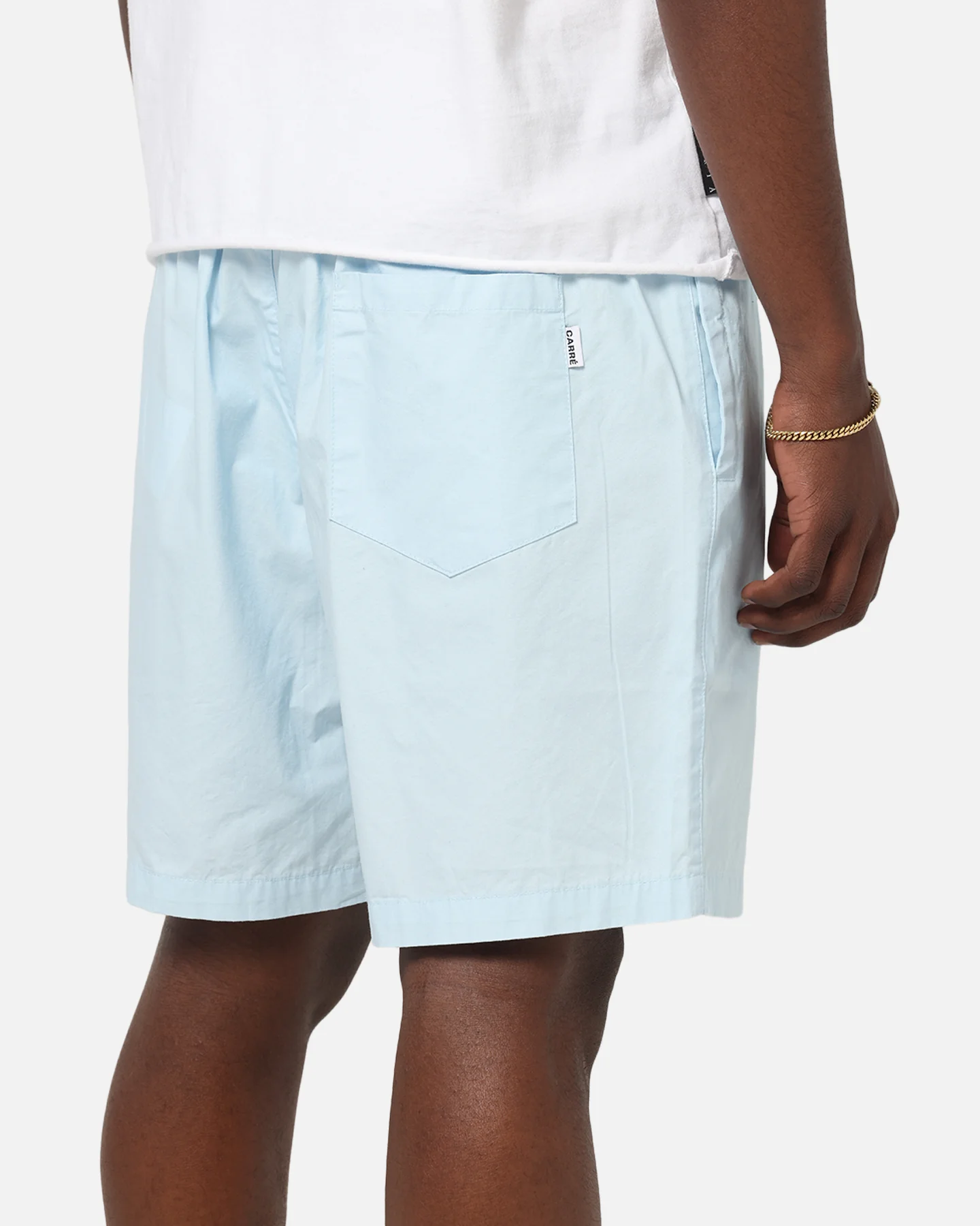 Carre Star Academy Beach Shorts Baby Blue - Image 4