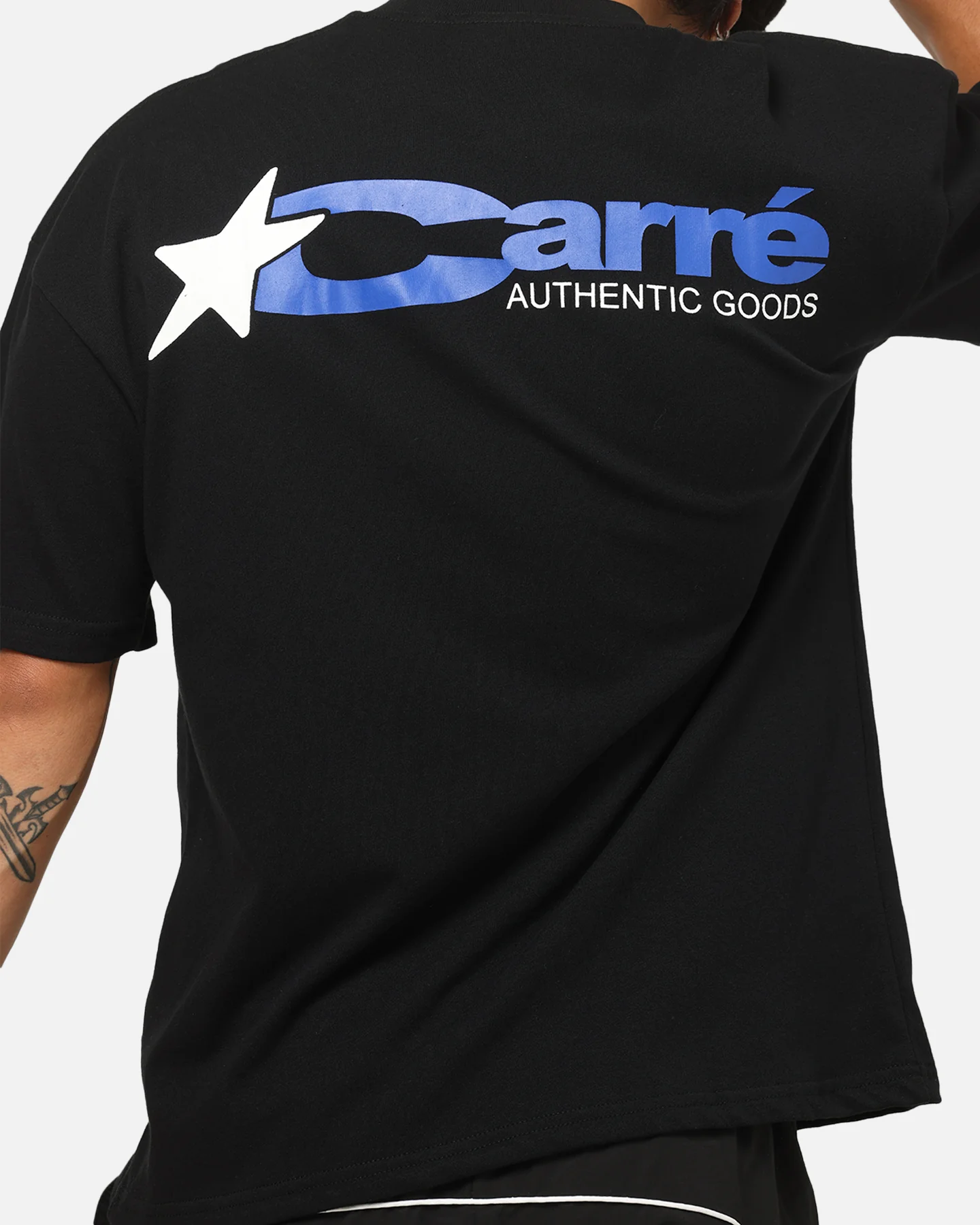 Carre Star Mark T-Shirt Black - Image 8