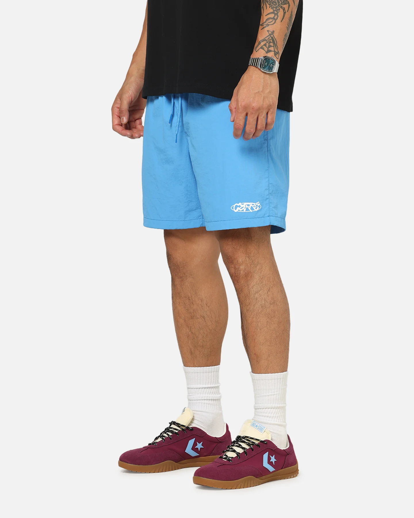 Carre Static Beach Shorts Blue - Image 5
