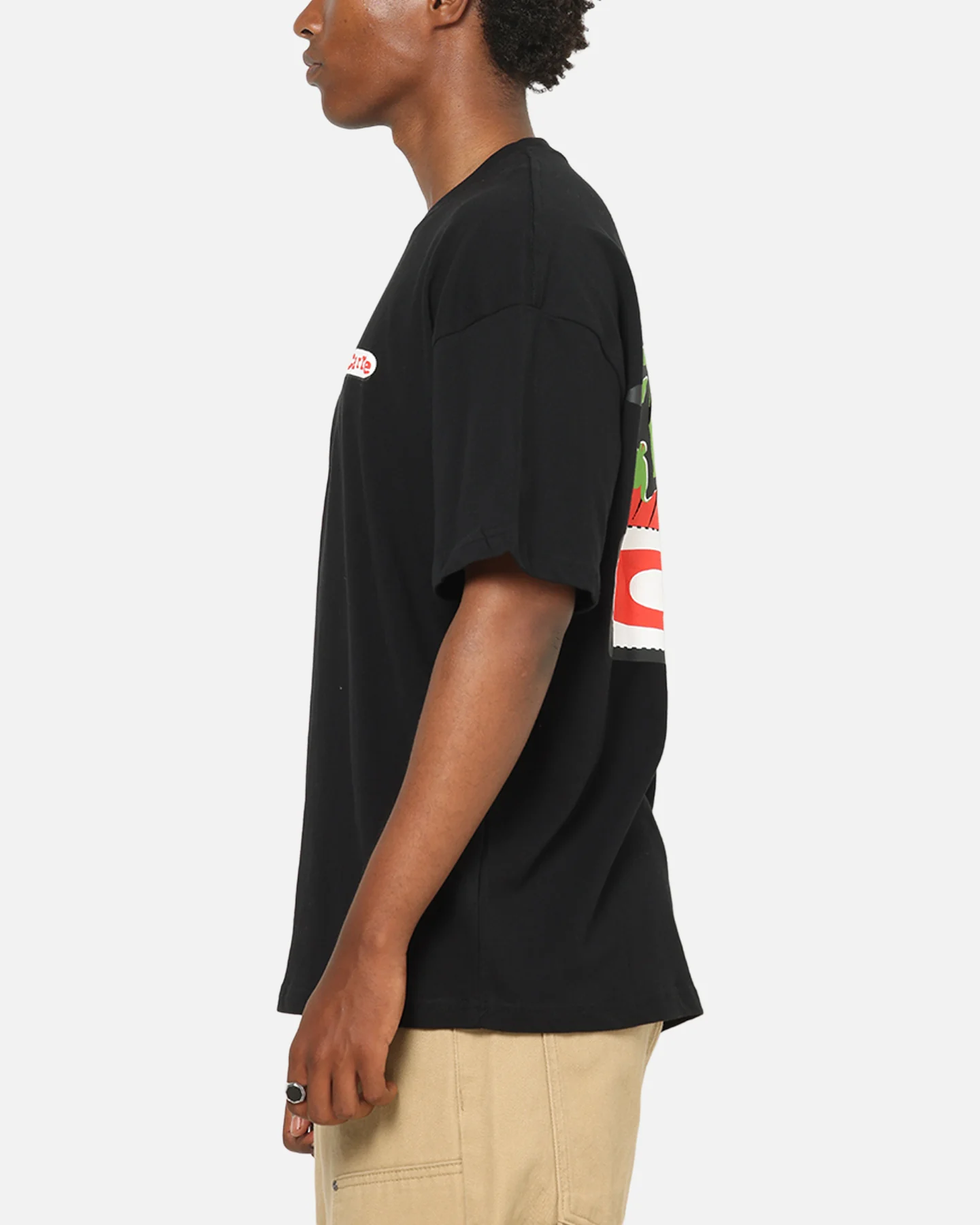 Carre Strawberry T-Shirt Black - Image 6
