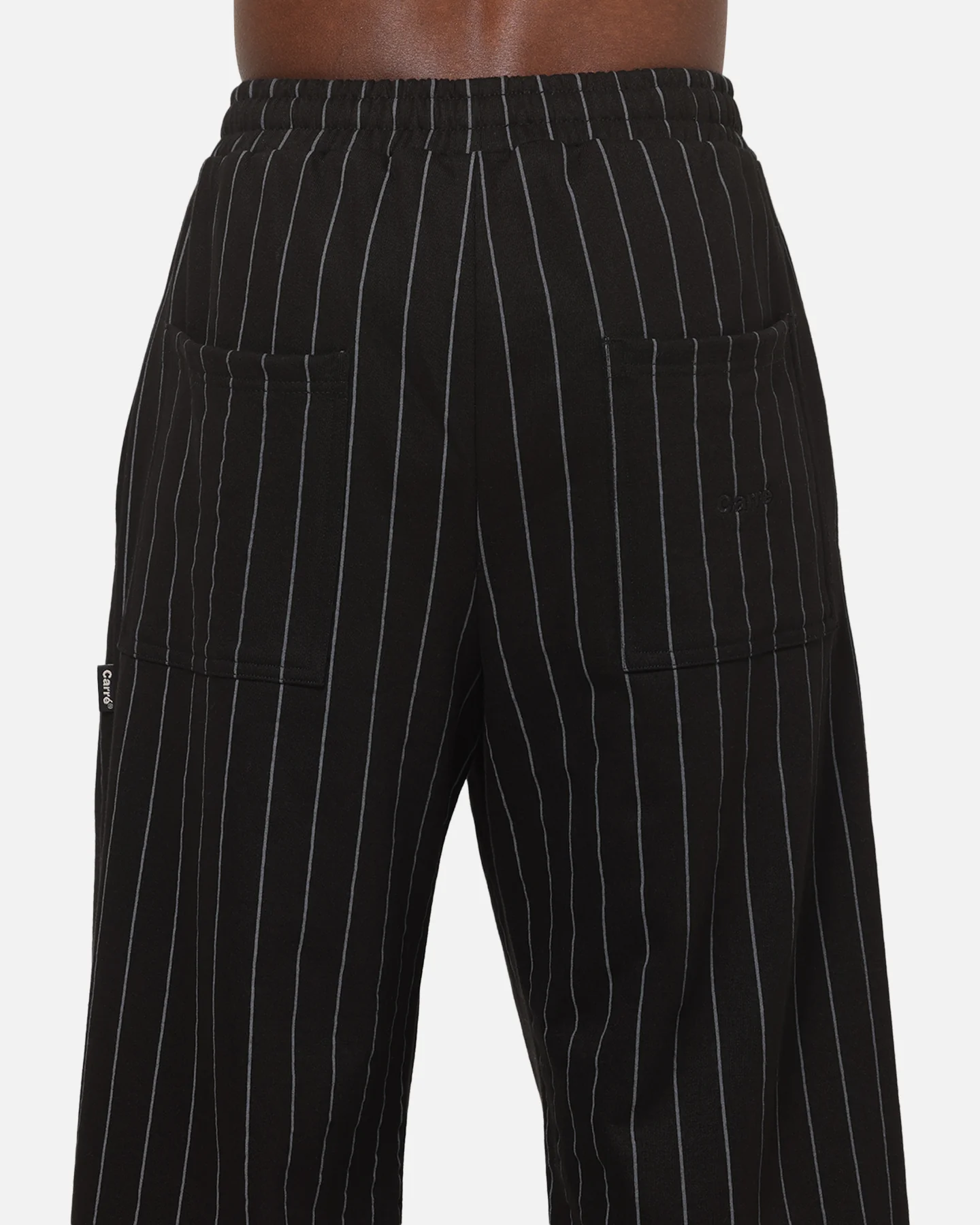 Carre Studio Trackpants Black Pinstripe - Image 8