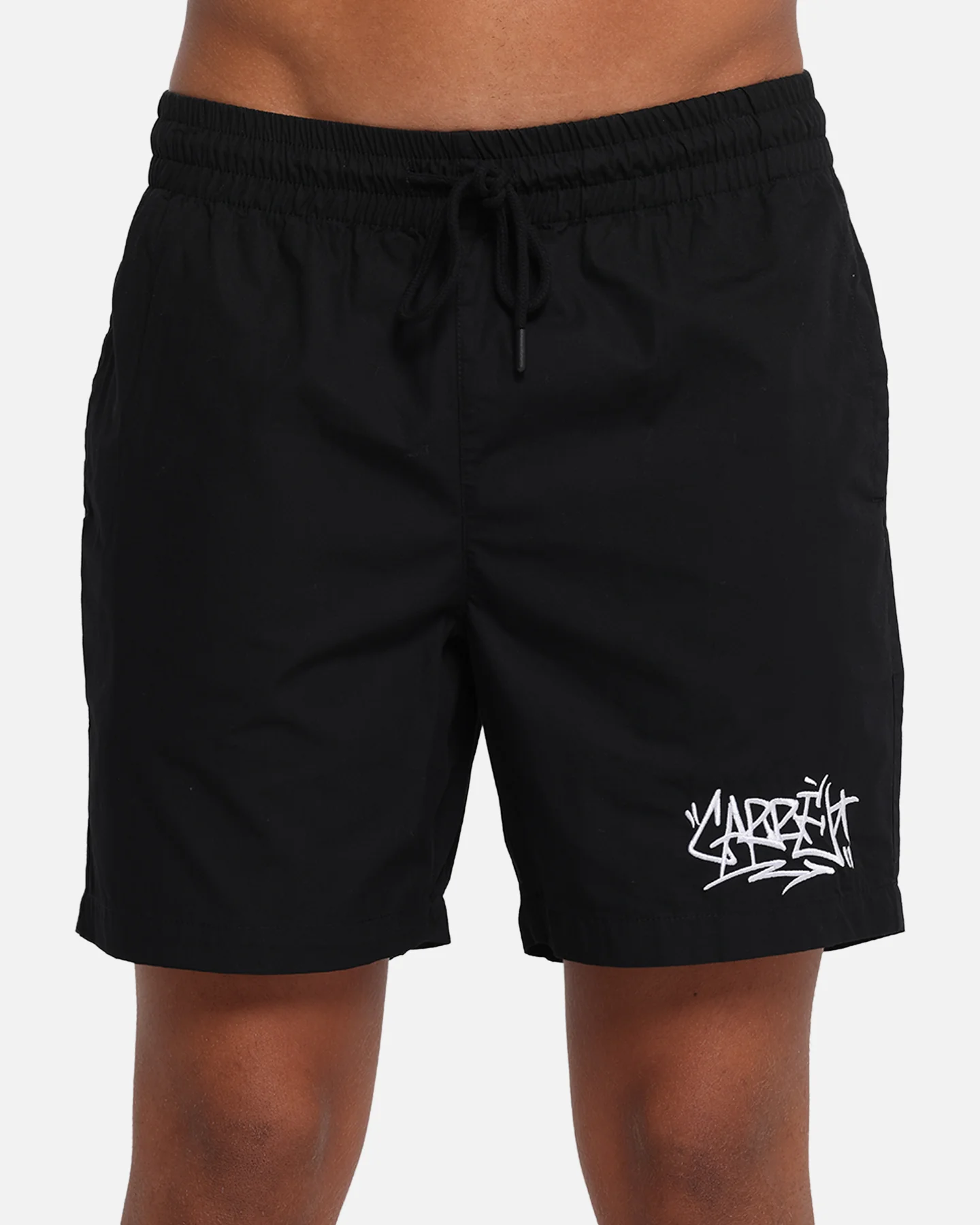 Carre Tagline Beach Shorts Black - Image 7