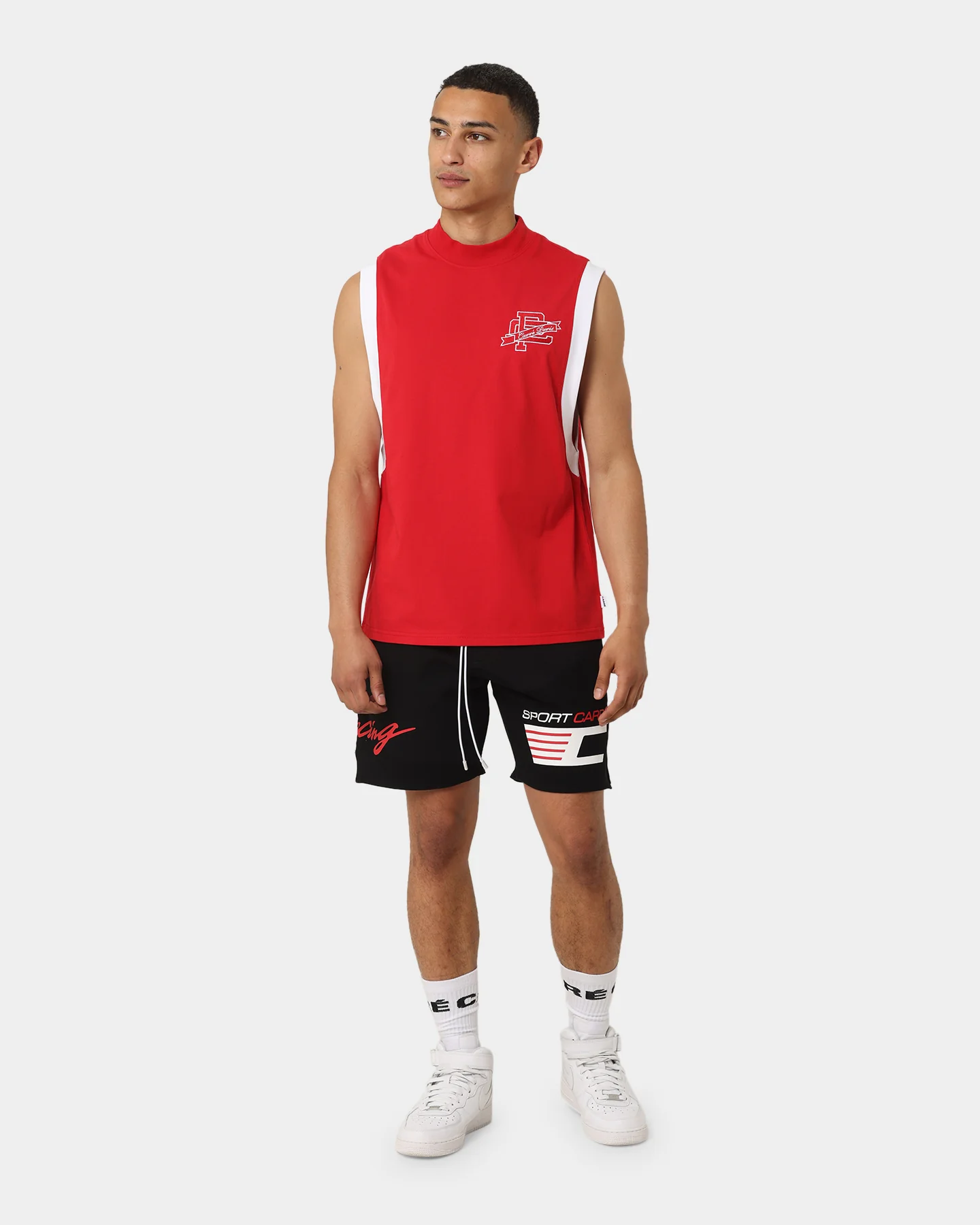 Carre Team Paris Muscle T-Shirt Red - Image 2