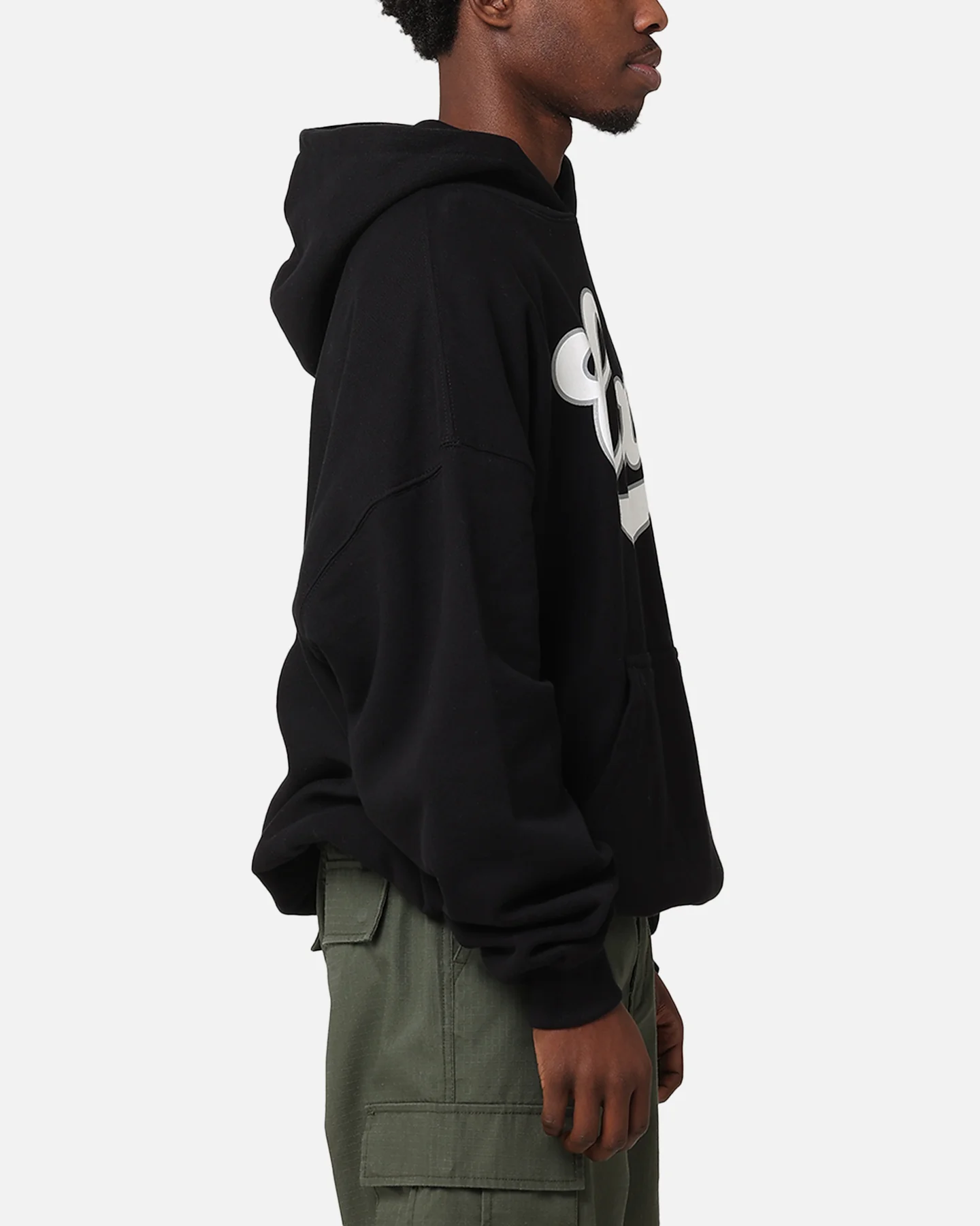 Carre Team Script Hoodie Black - Image 4