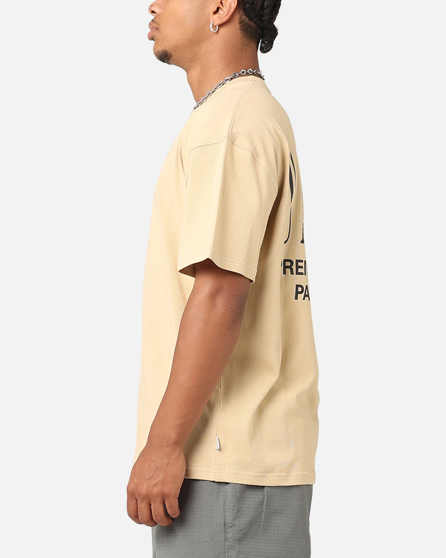 Carre Top Team T-Shirt Stone - Image 6