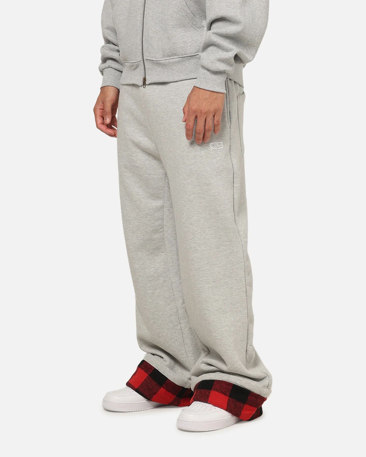 Carre True Form Trackpants Grey Marle/Plaid - Image 6