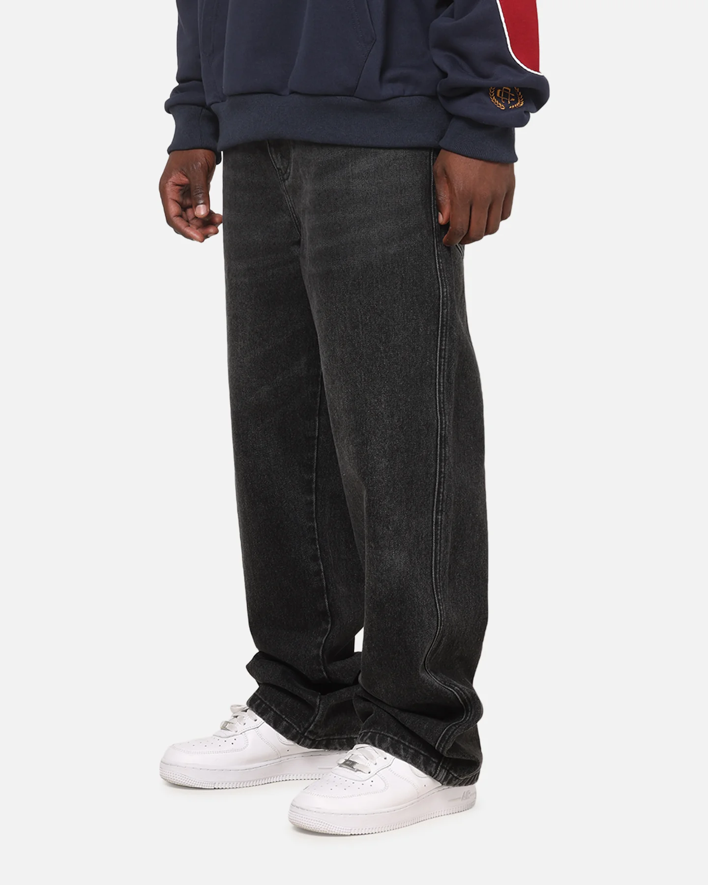 Carre Union Straight Fit Jeans Washed Black - Image 6